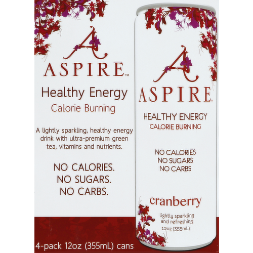 Aspire Cranberry Calorie Burning Energy Drink