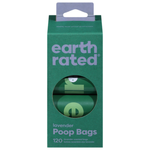 Earth Rated Dog Poop Bags Refill Pack Lavender Scented