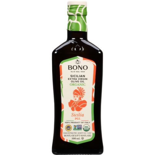 Bono Organic Sicilian Extra Virgin Olive Oil Sicilia