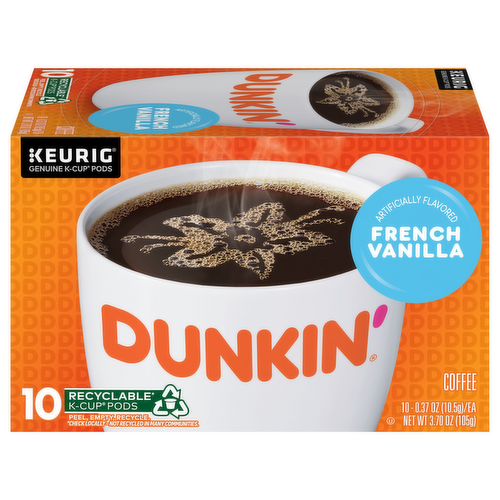 Dunkin' Donuts K-Cups French Vanilla Coffee