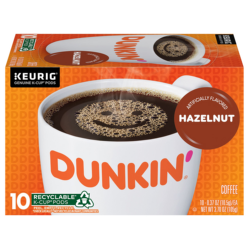 Dunkin' Donuts K-Cups Hazelnut Coffee