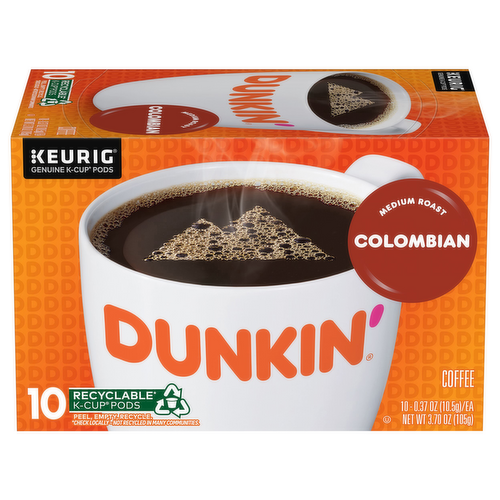 Dunkin' Donuts K-Cups 100% Colombian Coffee