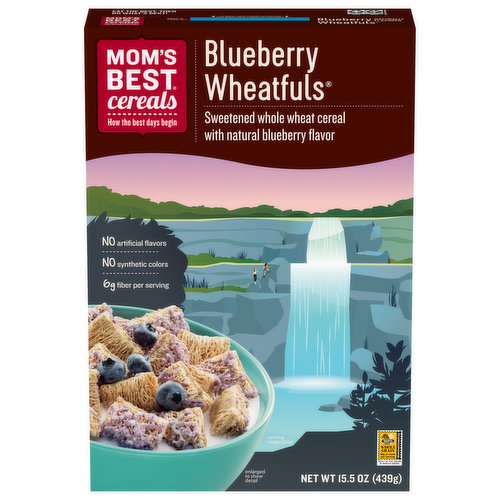 Mom's Best Blue Pom Wheat-Fuls Cereal