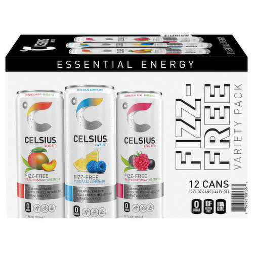 Celsius Fizz-Free Variety Pack Energy Drinks