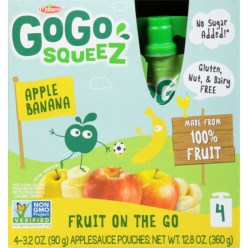 GoGo squeeZ Apple Banana Applesauce On the Go