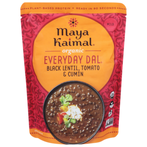 Maya Kaimal Organic Black Lentil + Tomato + Cumin Everyday Dal