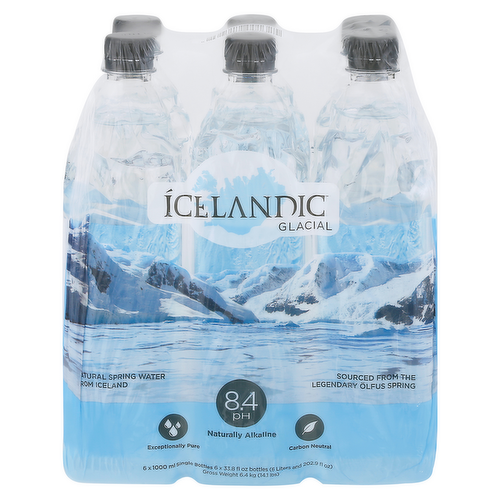 Icelandic Glacial Natural Spring Water