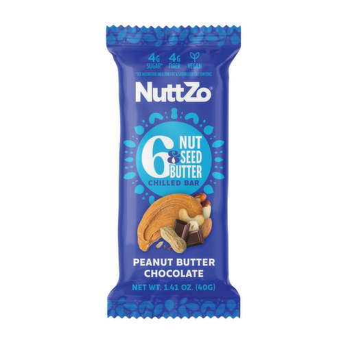 NuttZo Peanut Butter Chocolate Chilled Bar