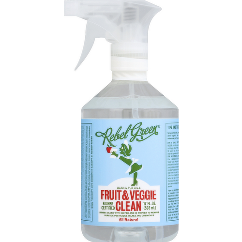 Rebel Green Fruit & Veggie Clean Produce Wash Spray