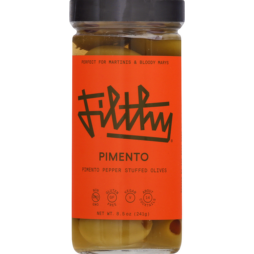 Filthy Pimento Stuffed Olives