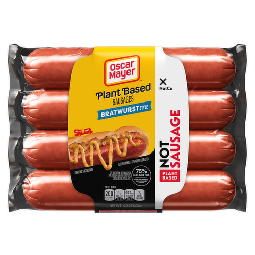 Oscar Mayer NotCo Plant-Based Not Sausage Bratwursts