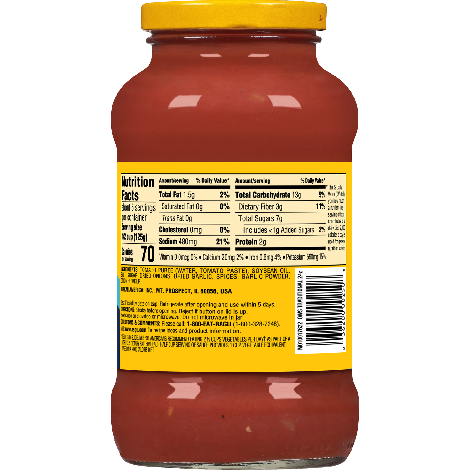 Ragu Old World Style Traditional Pasta Sauce - Lunds & Byerlys Ragu Old World Style Traditional Pasta Sauce - Lunds & Byerlys