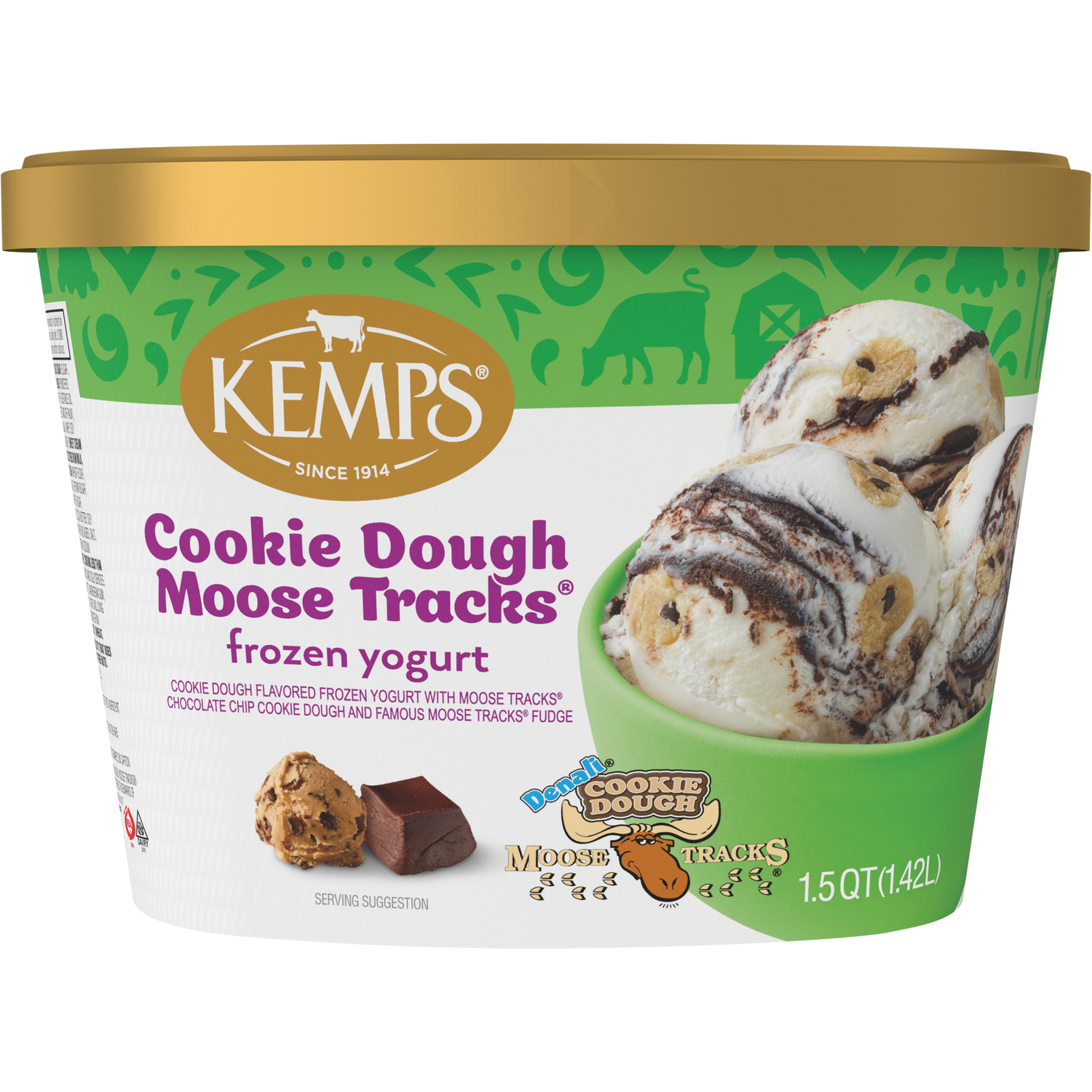 Kemps Chocolate Chip Cookie Dough Frozen Yogurt - Lunds & Byerlys