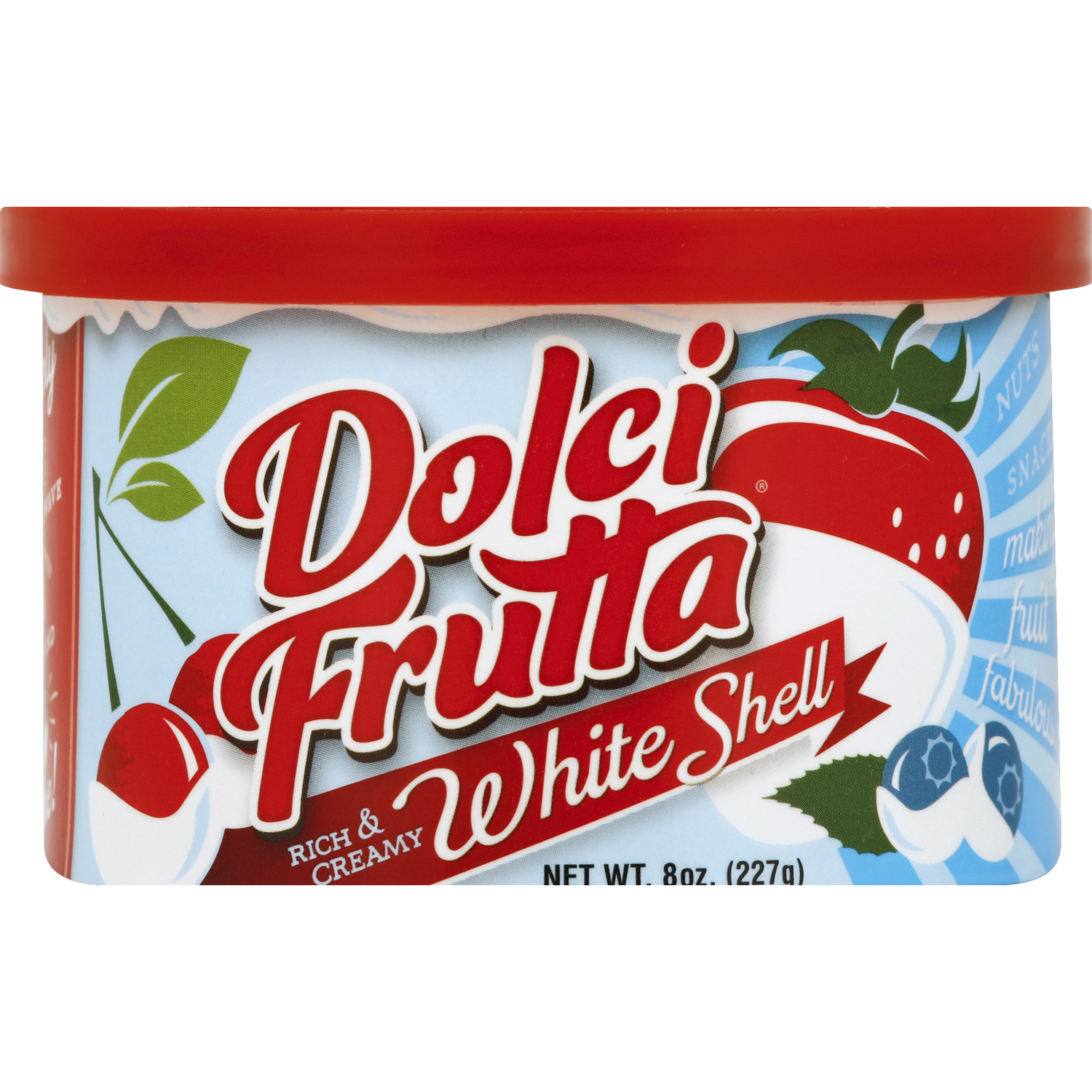 Dolci Frutta Creamy White Shell White Chocolate Flavor for Fruit