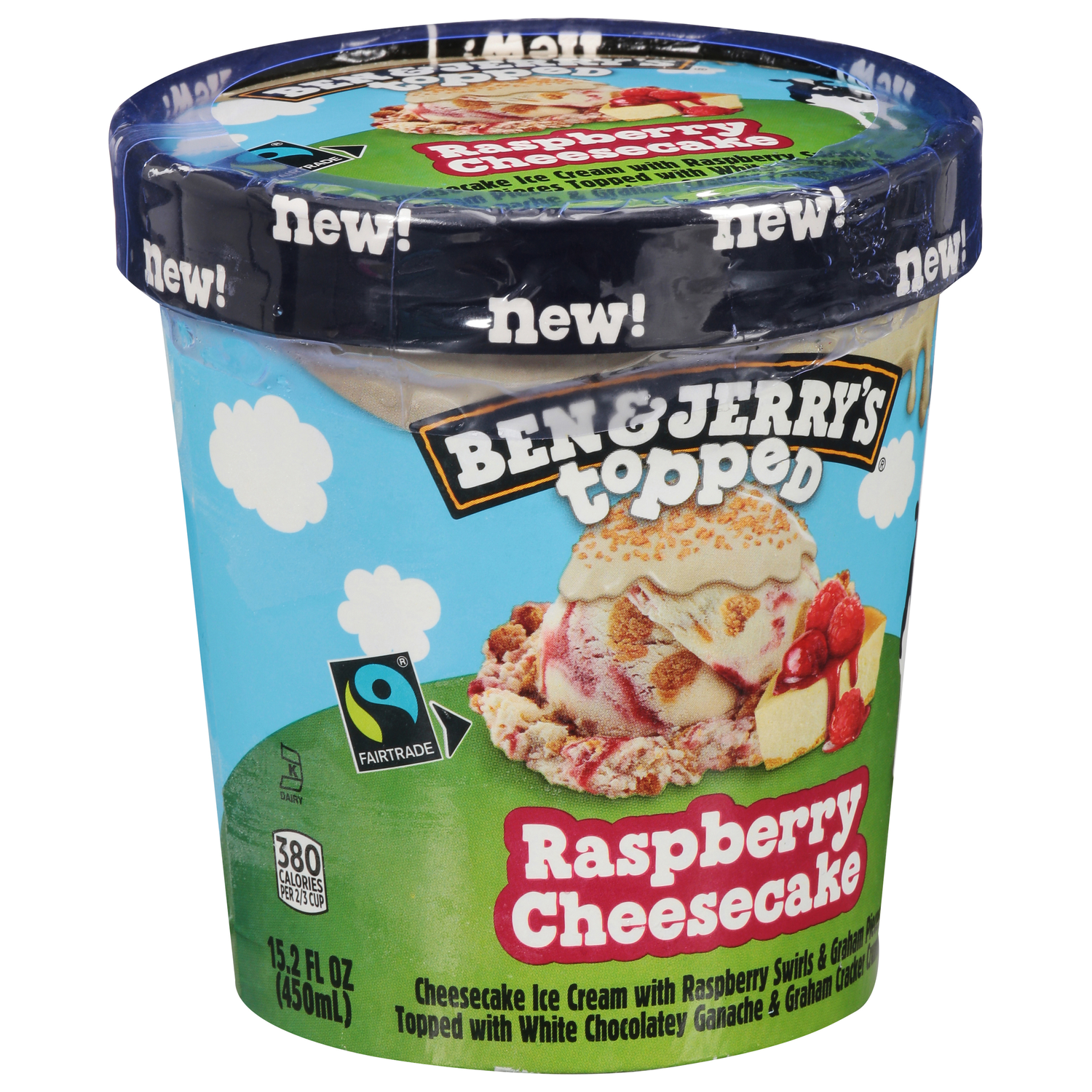 Ben & Jerry's Topped Raspberry Cheesecake Ice Cream - Lunds & Byerlys Ben & Jerry's Topped Raspberry Cheesecake Ice Cream - Lunds & Byerlys