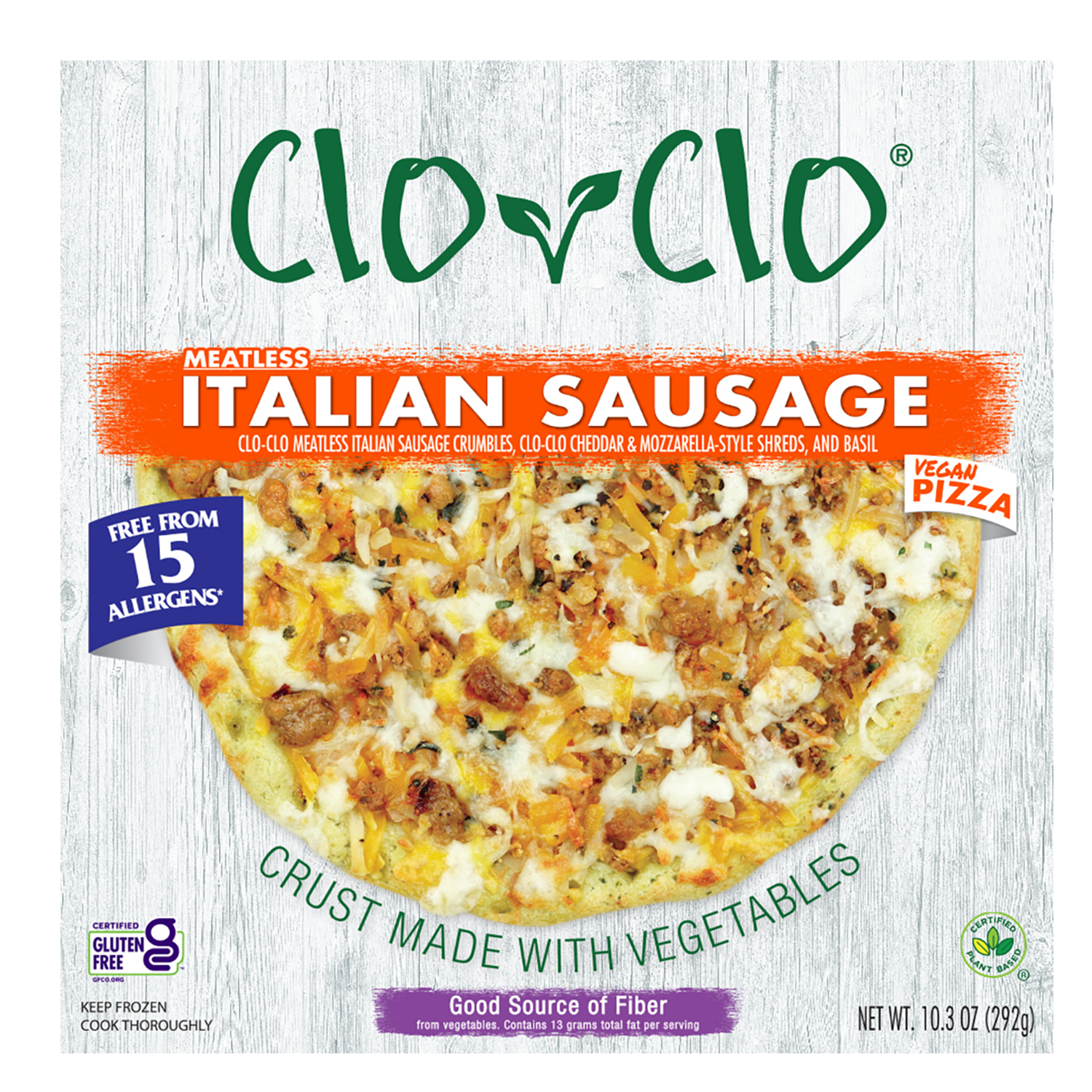 Clo Clo Meatless Italian Sausage Vegan Pizza - Lunds & Byerlys
