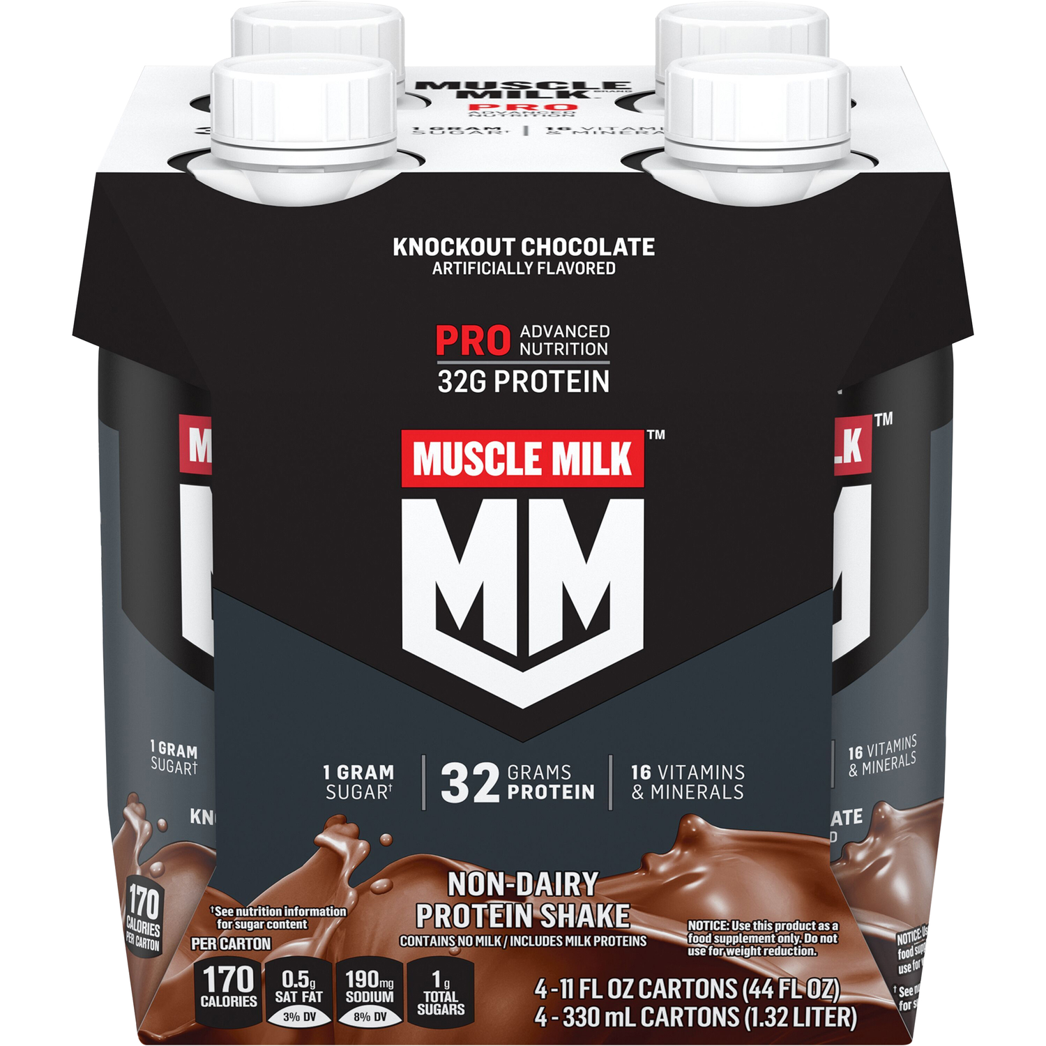 Muscle Milk Genuine Zero Sugar Vanilla Creme Protein Shakes