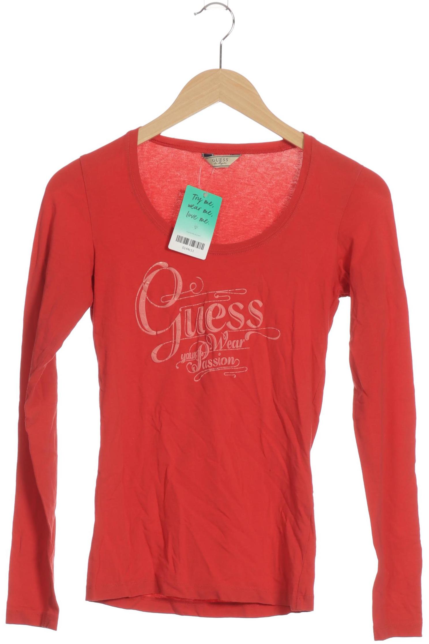 

Guess Damen Langarmshirt, rot, Gr.