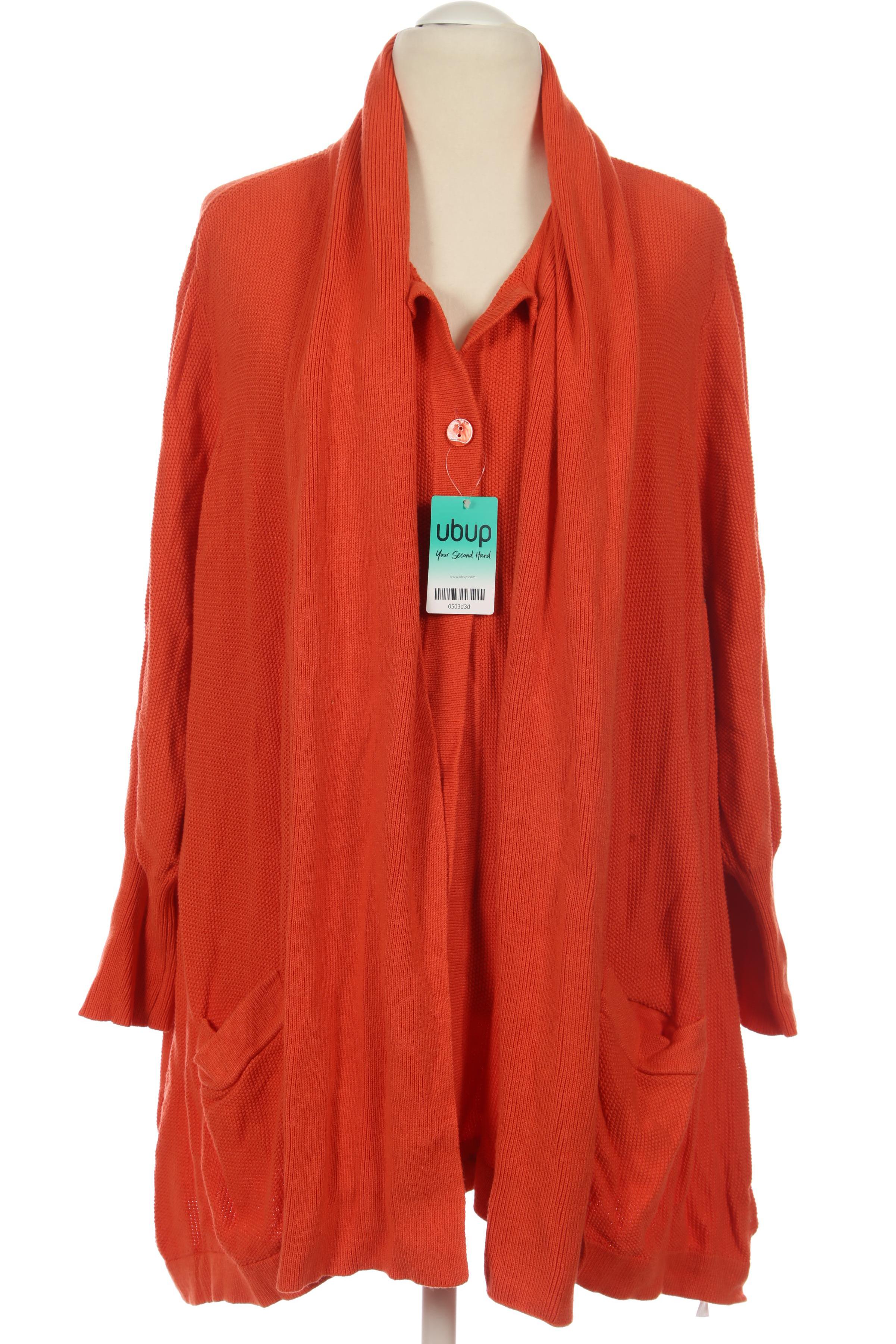 

Selection by Ulla Popken Damen Strickjacke, orange, Gr. 54
