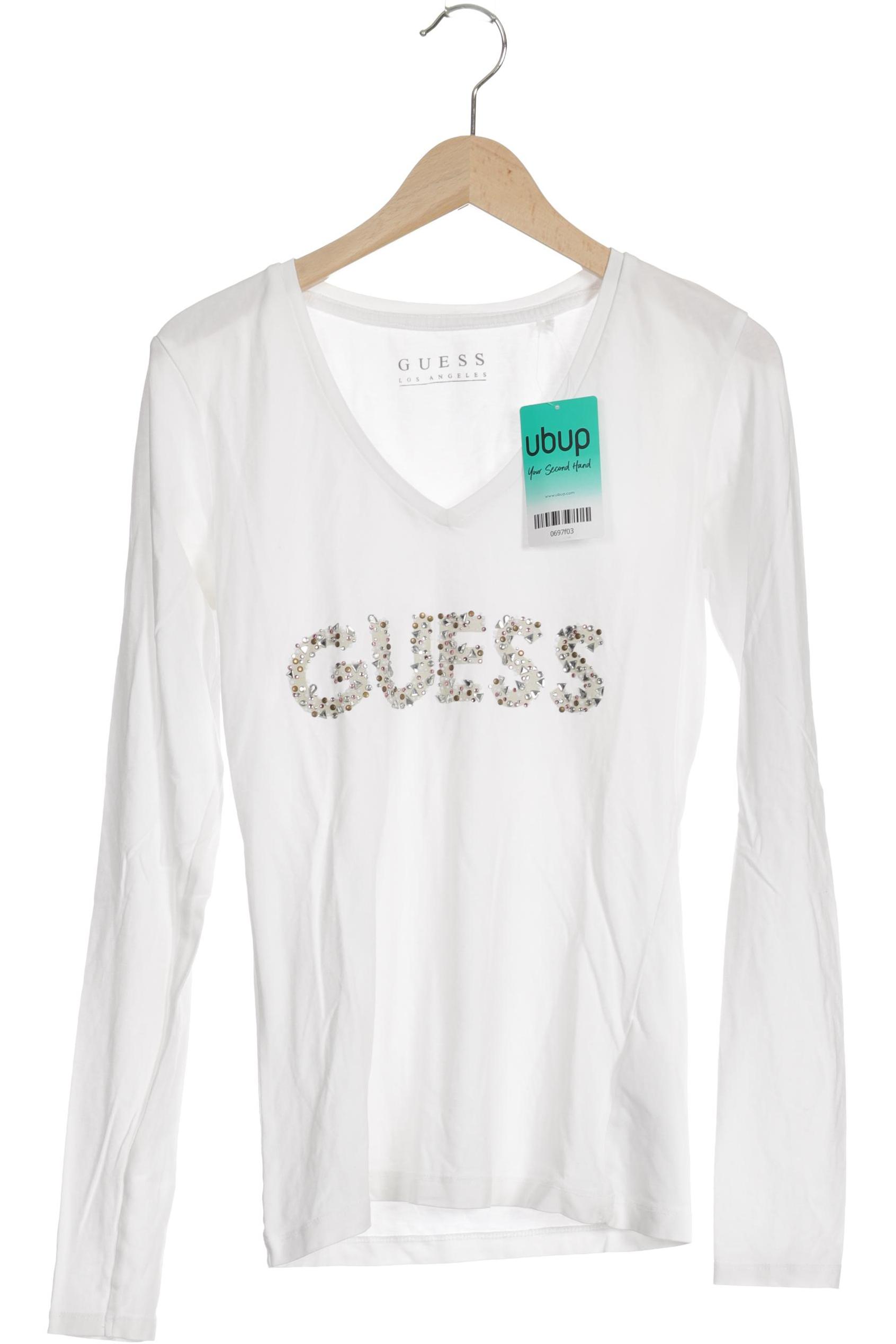 

Guess Damen Langarmshirt, weiß, Gr.