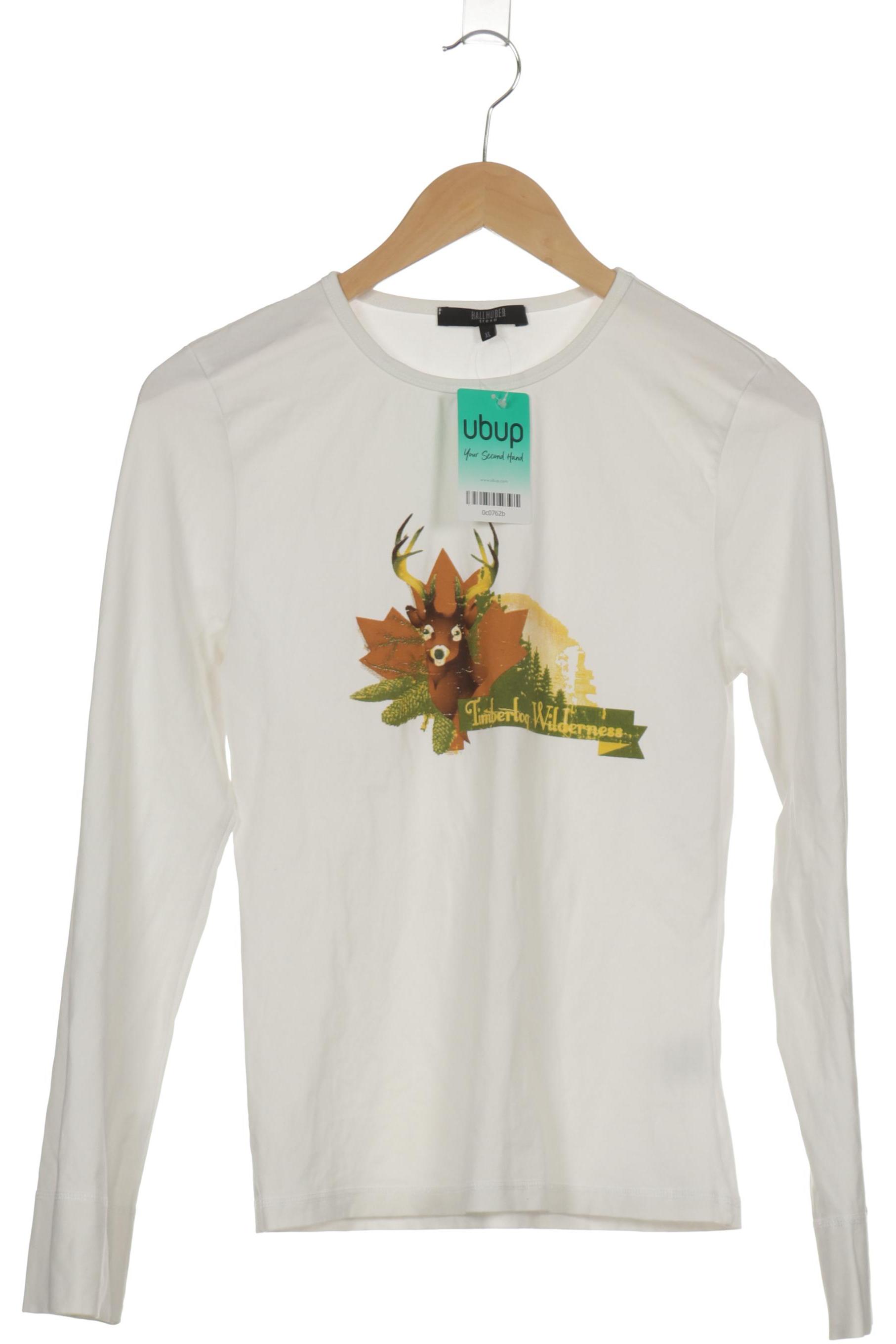 

Hallhuber Damen Langarmshirt, weiß, Gr.