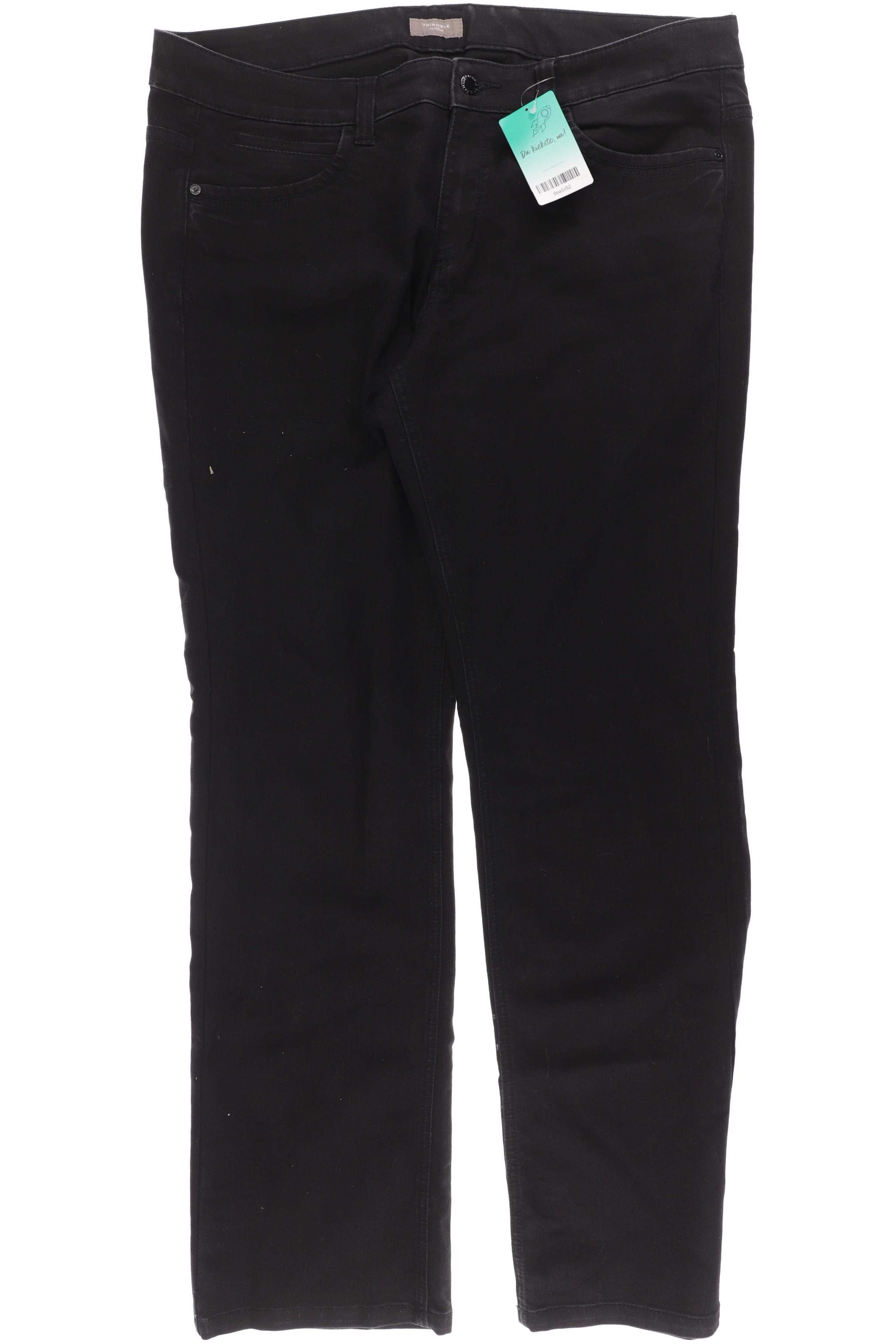 

Triangle Damen Jeans, schwarz, Gr. 46