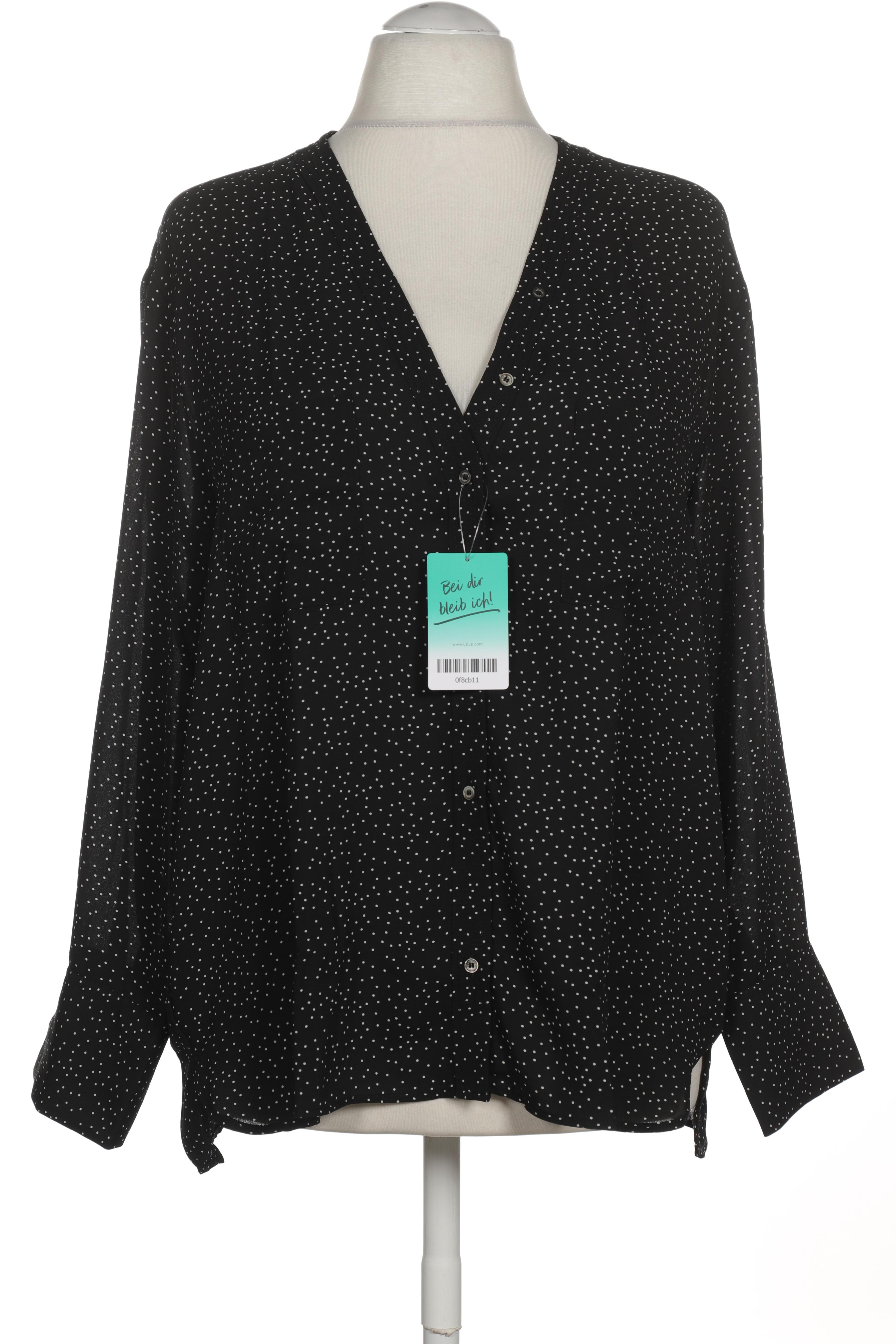 

violeta by Mango Damen Bluse, schwarz, Gr.