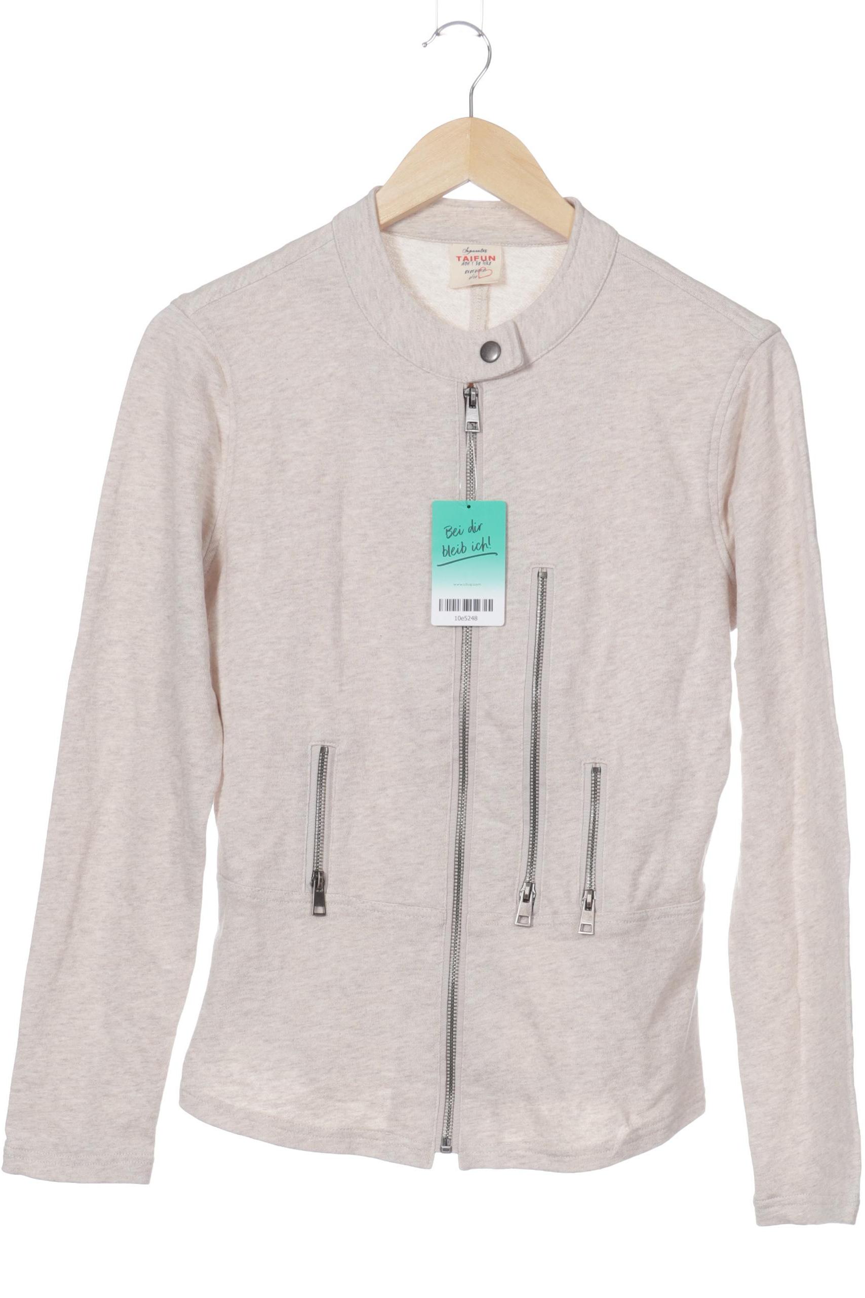 

Taifun Damen Strickjacke, beige, Gr. 40