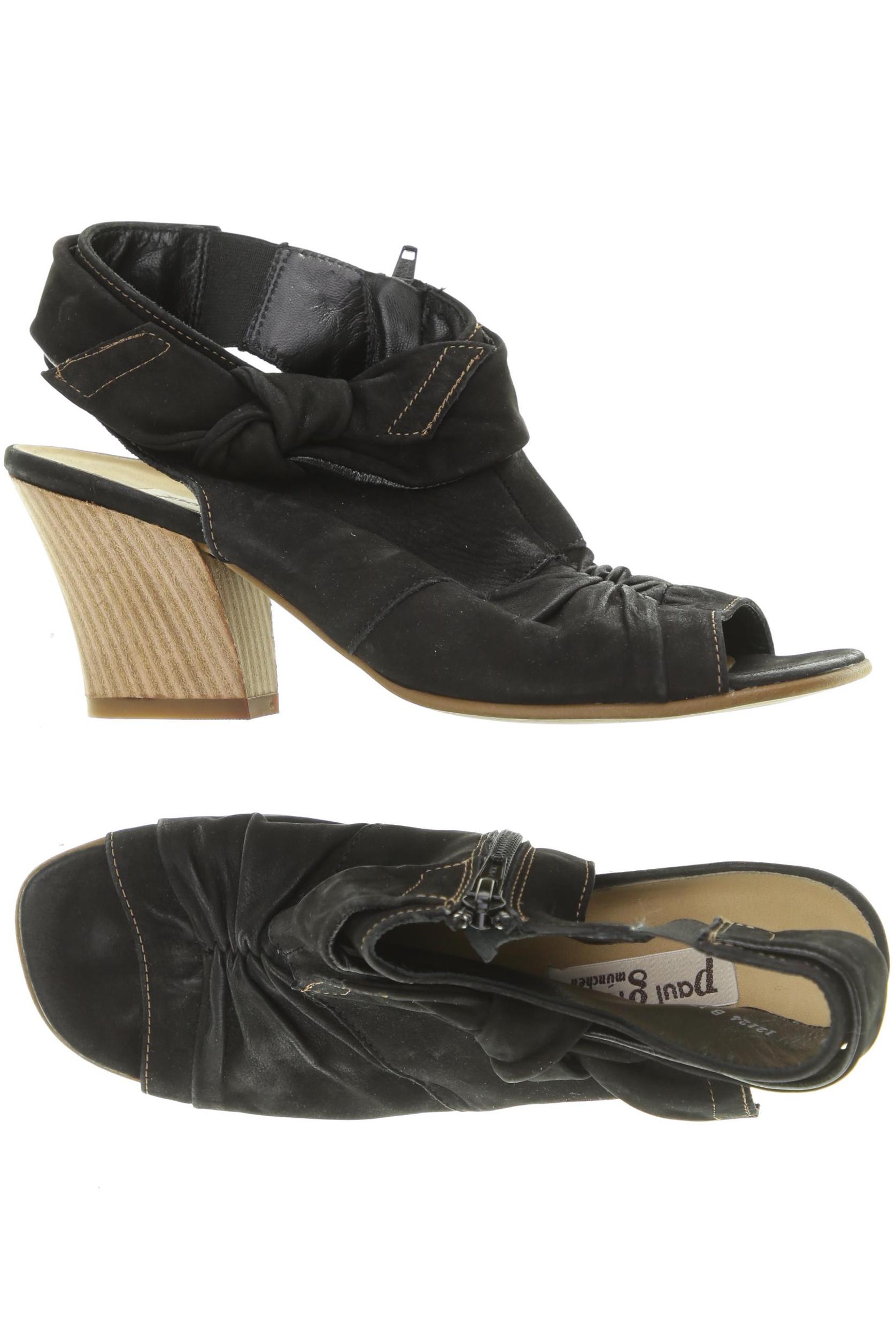 

Paul Green Damen Sandale, schwarz, Gr. 6.5