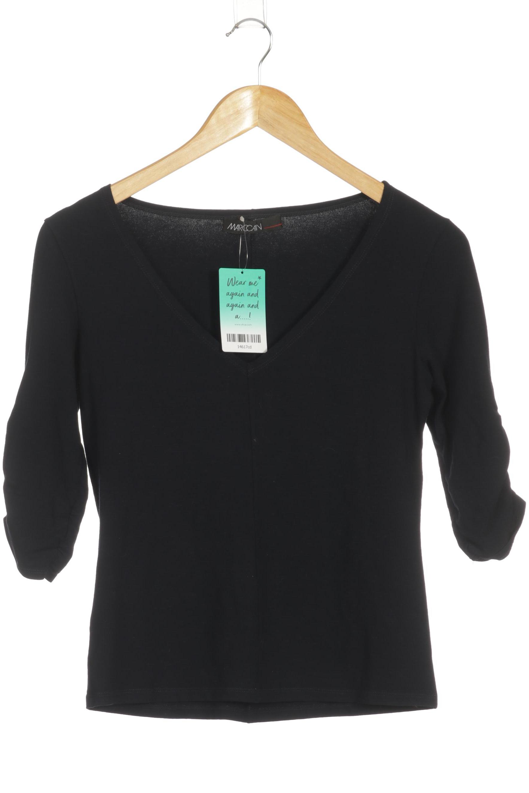 

Marc Cain Damen Langarmshirt, blau, Gr.