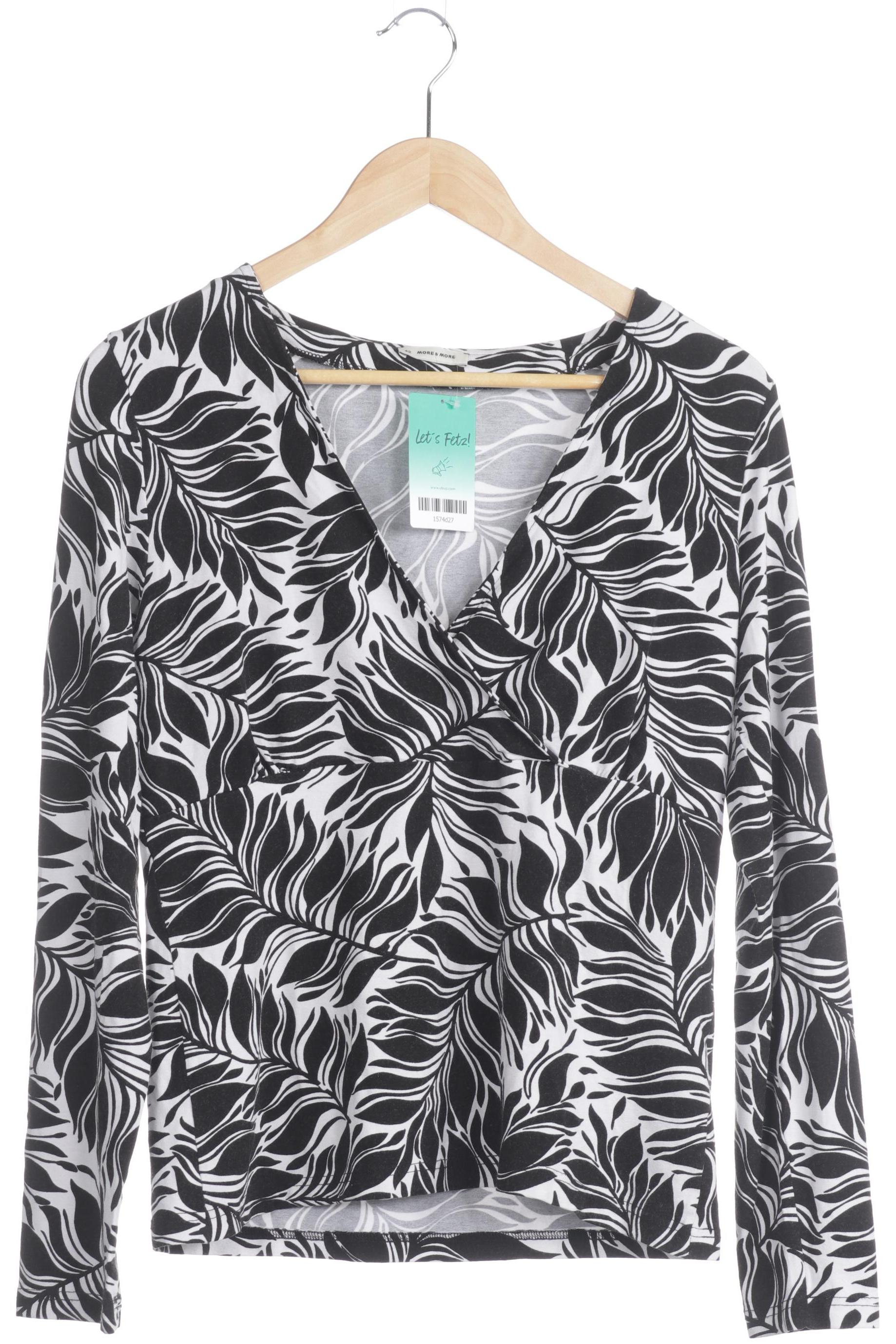 

More & More Damen Langarmshirt, schwarz, Gr. 42