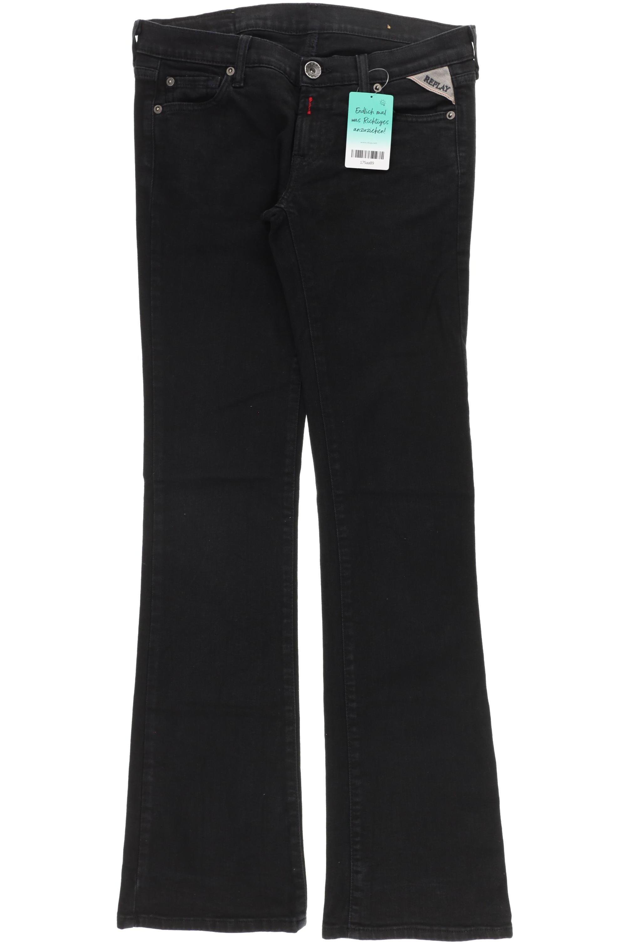 

Replay Damen Jeans, schwarz, Gr. 28