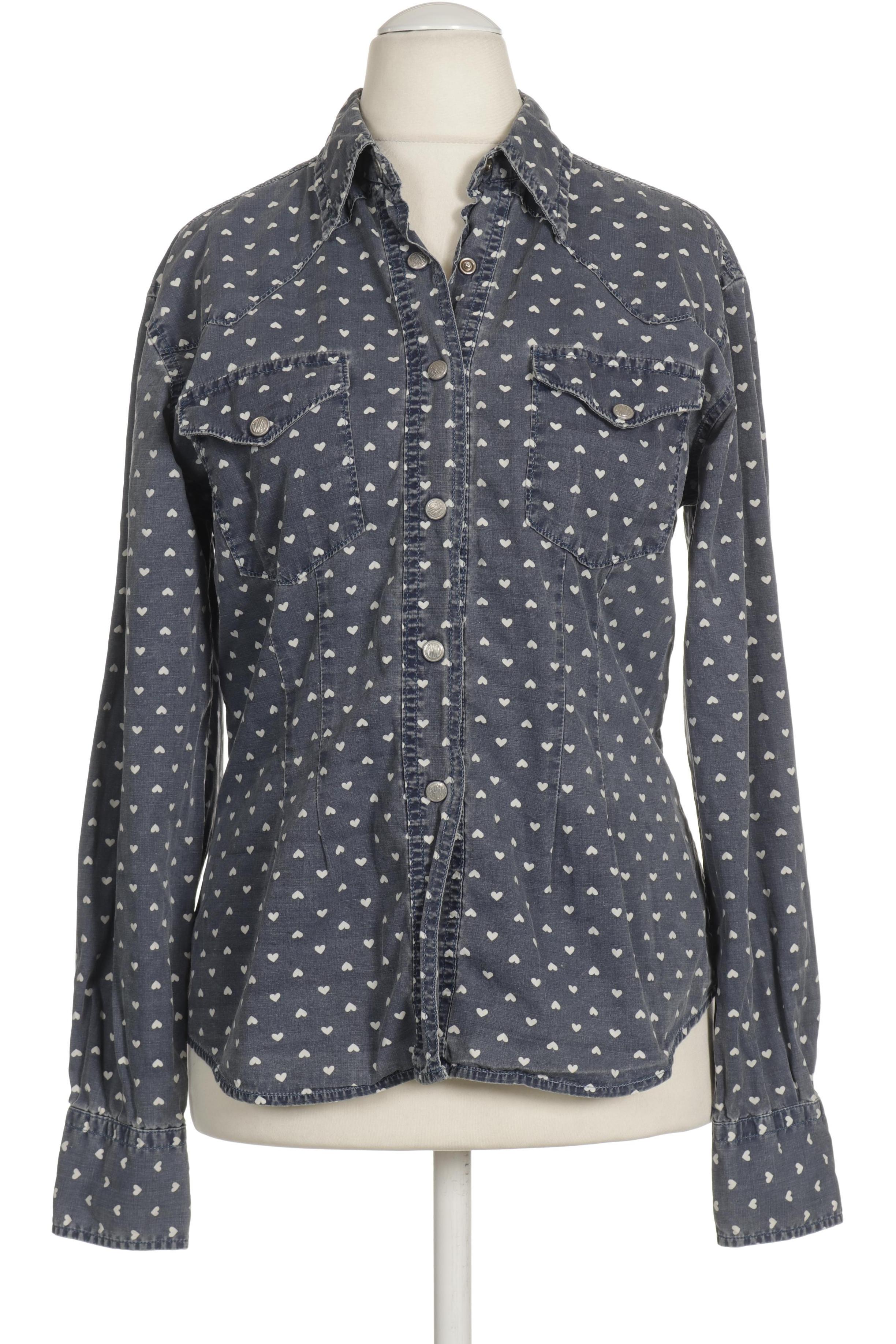 

Replay Damen Bluse, blau, Gr.