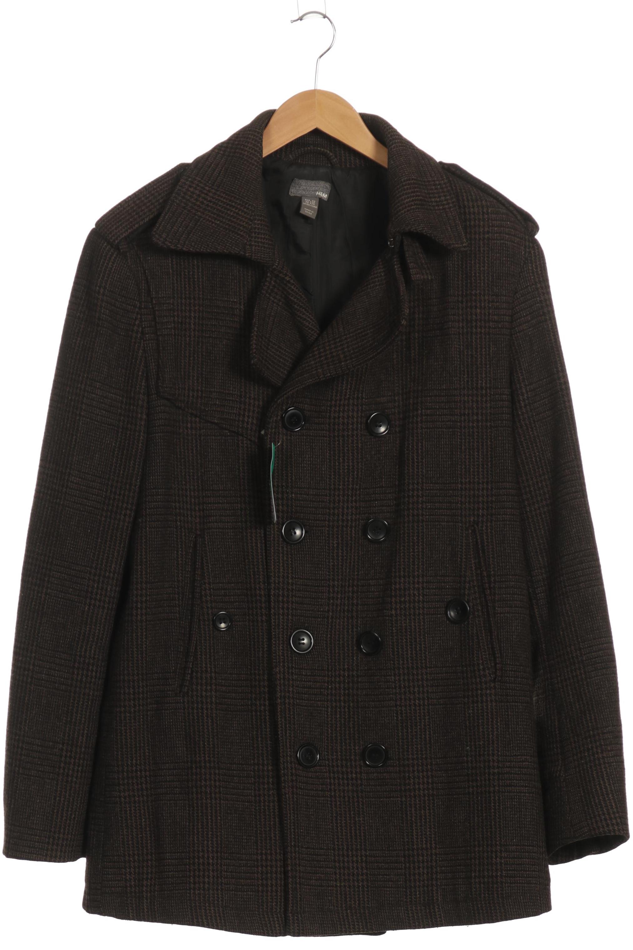 

H&M Herren Mantel, braun, Gr. 42
