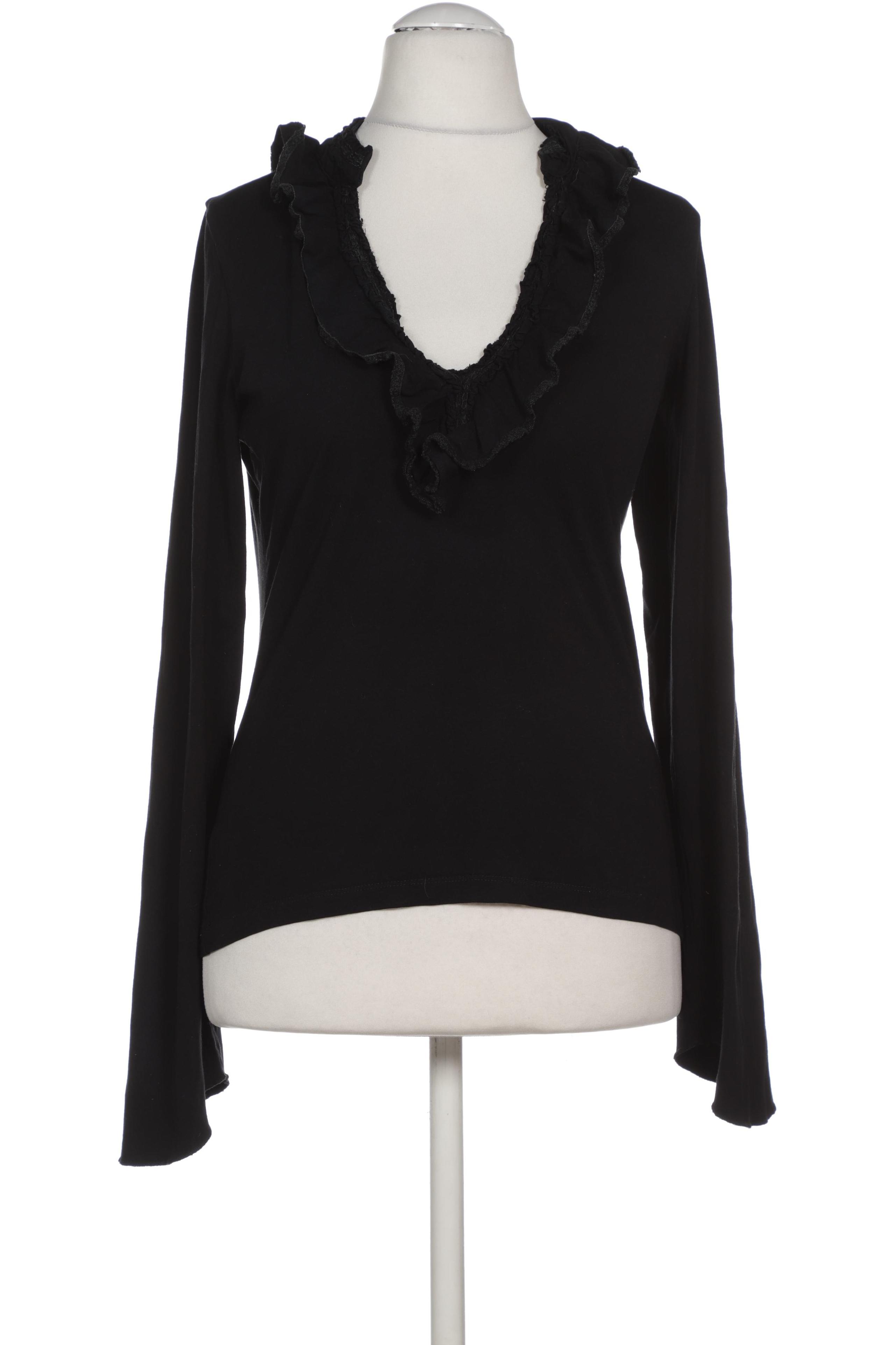 

Comma Damen Langarmshirt, schwarz, Gr. 38