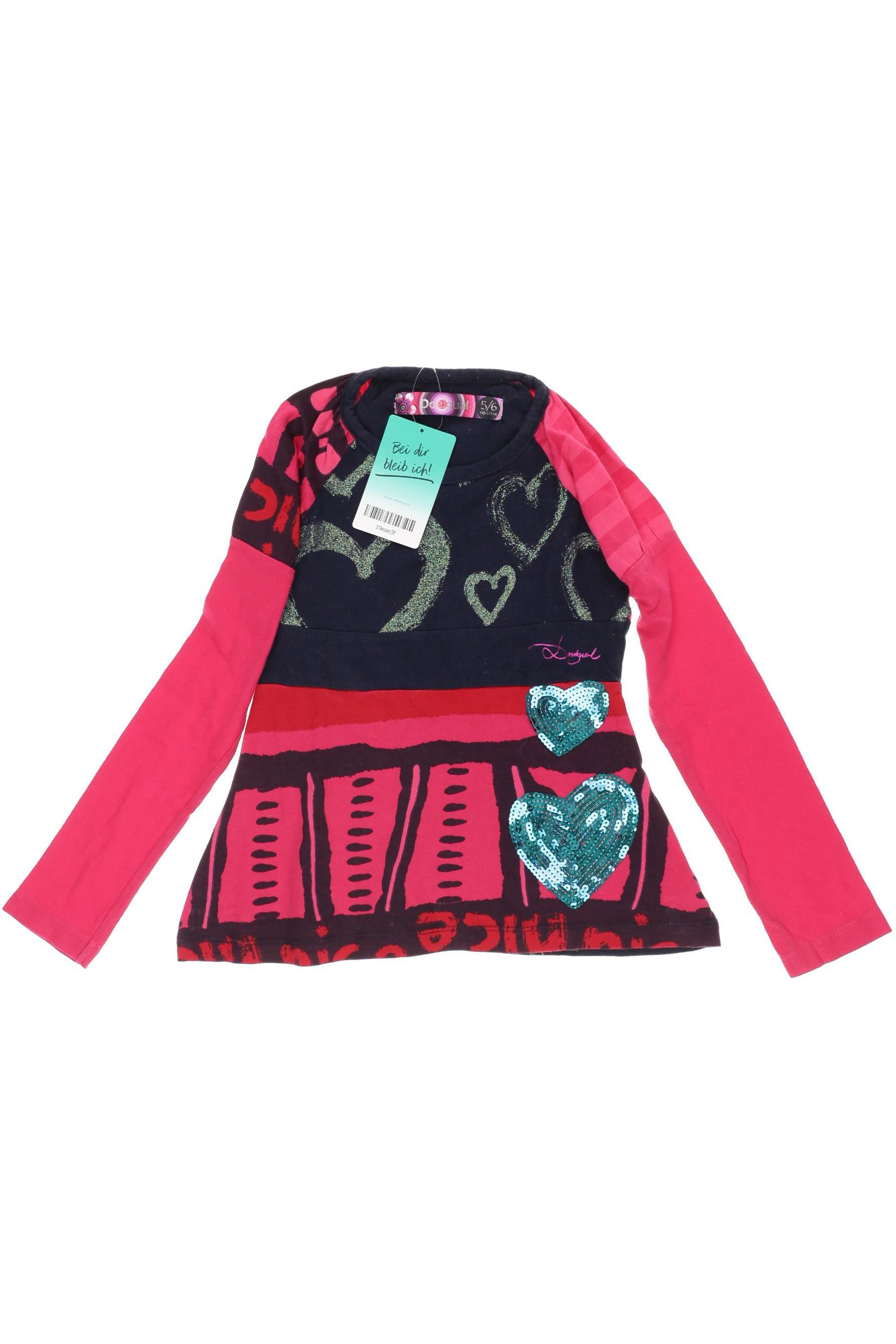 

Desigual Mädchen Langarmshirt, pink, Gr.