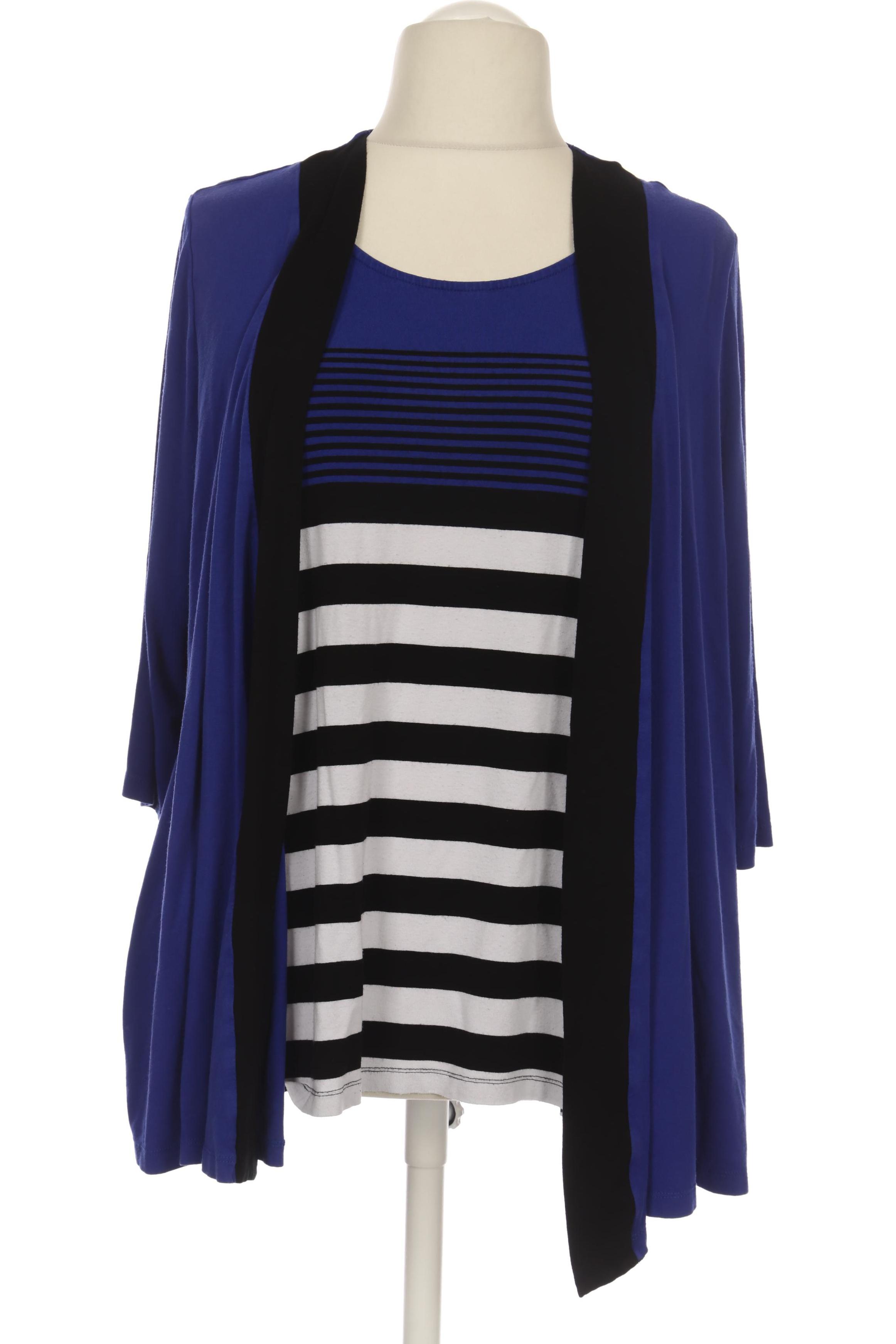 

Selection by Ulla Popken Damen Strickjacke, blau, Gr. 50