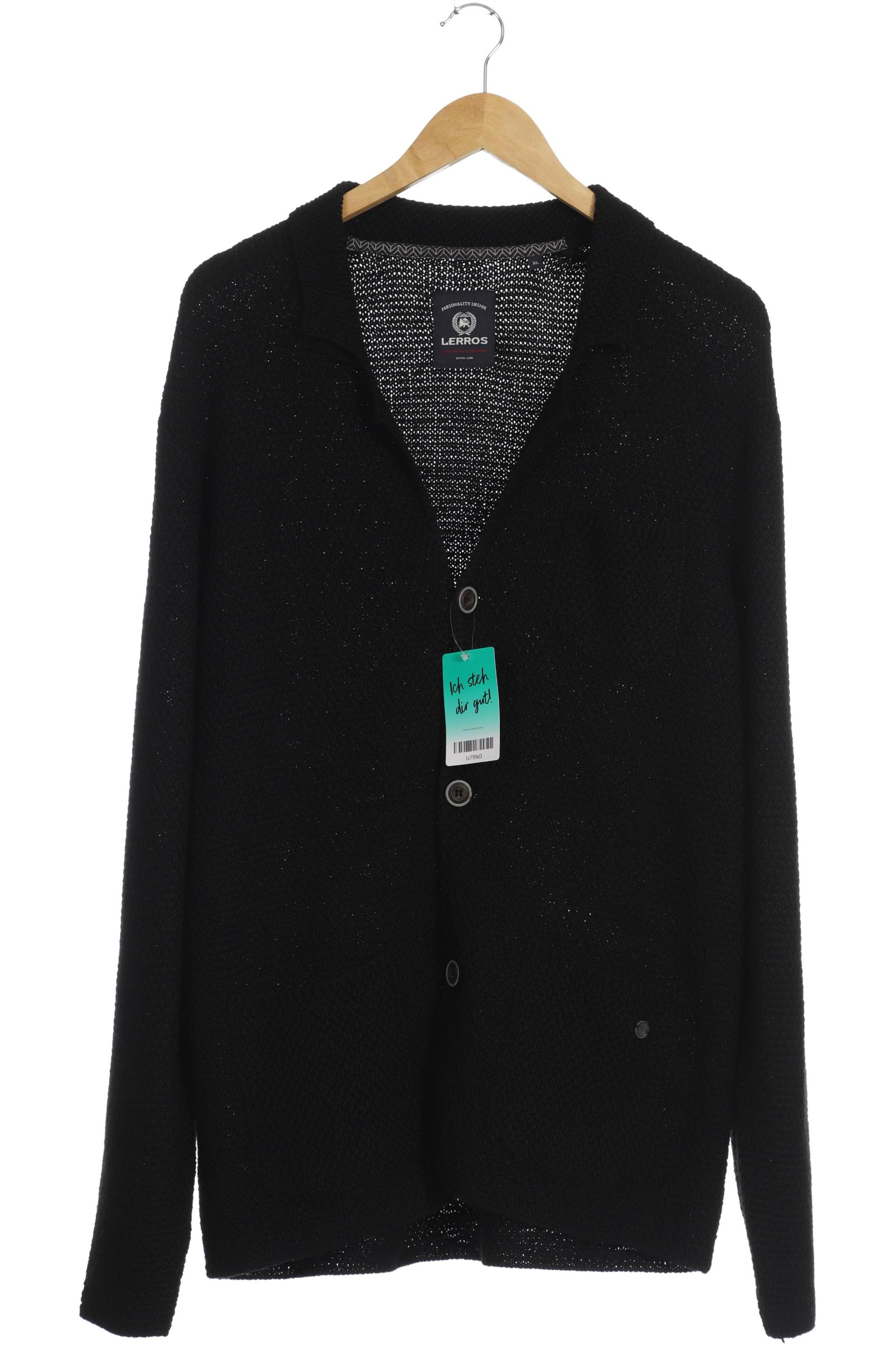 

Lerros Herren Strickjacke, schwarz, Gr.