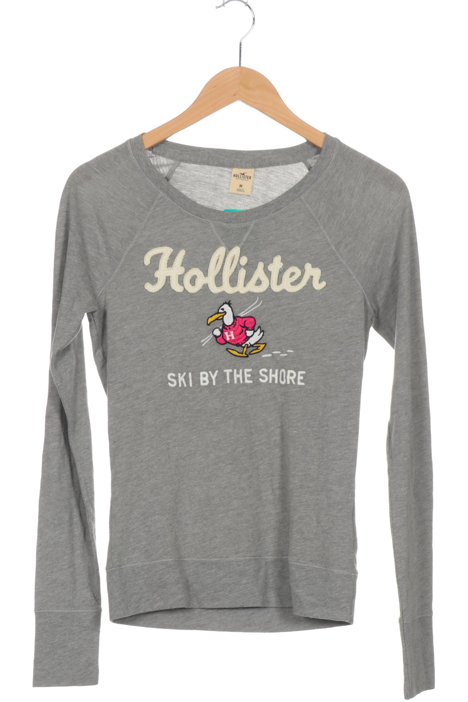 

Hollister Damen Langarmshirt, grau, Gr.