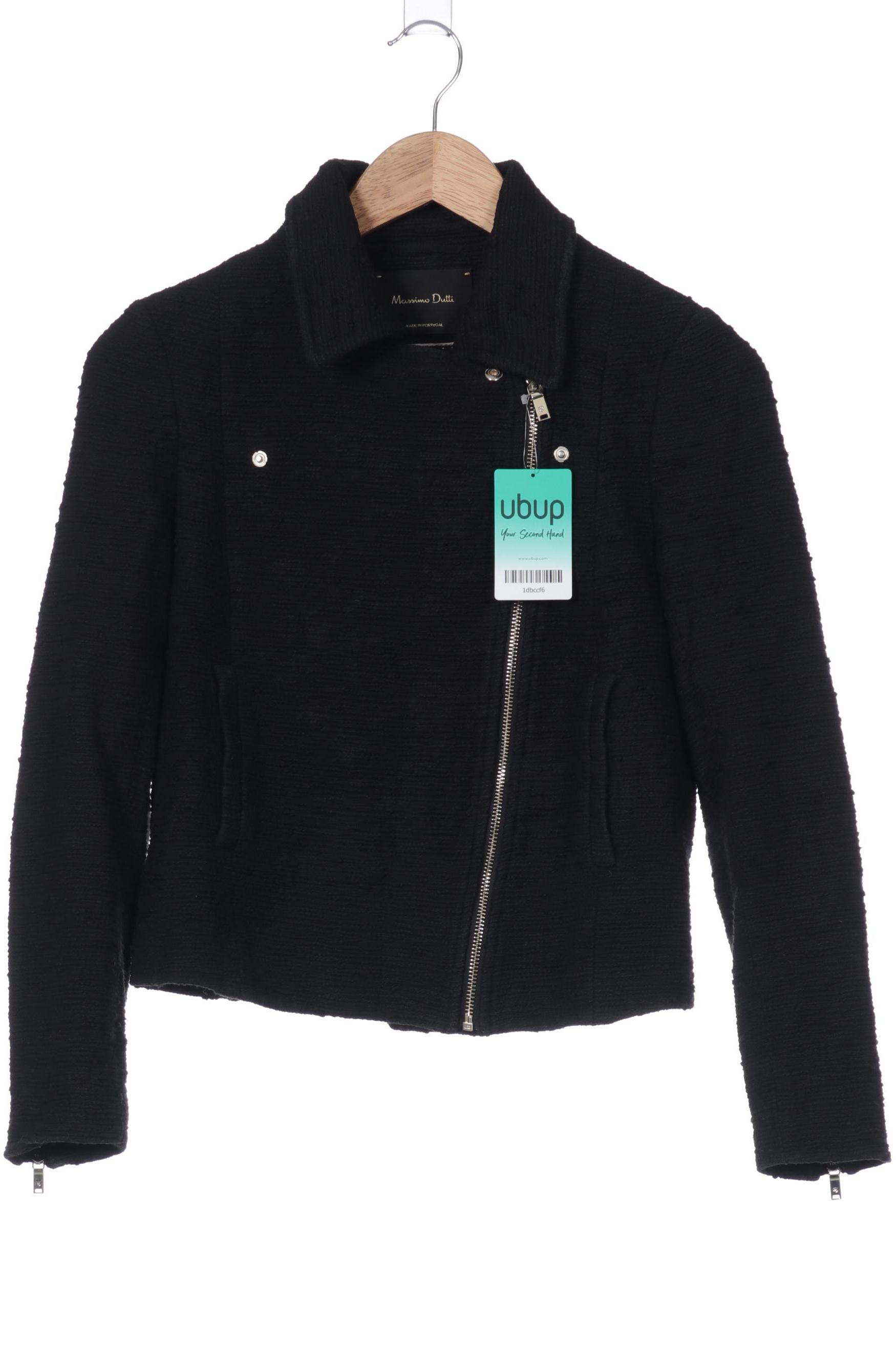 

Massimo Dutti Damen Jacke, schwarz, Gr. 36