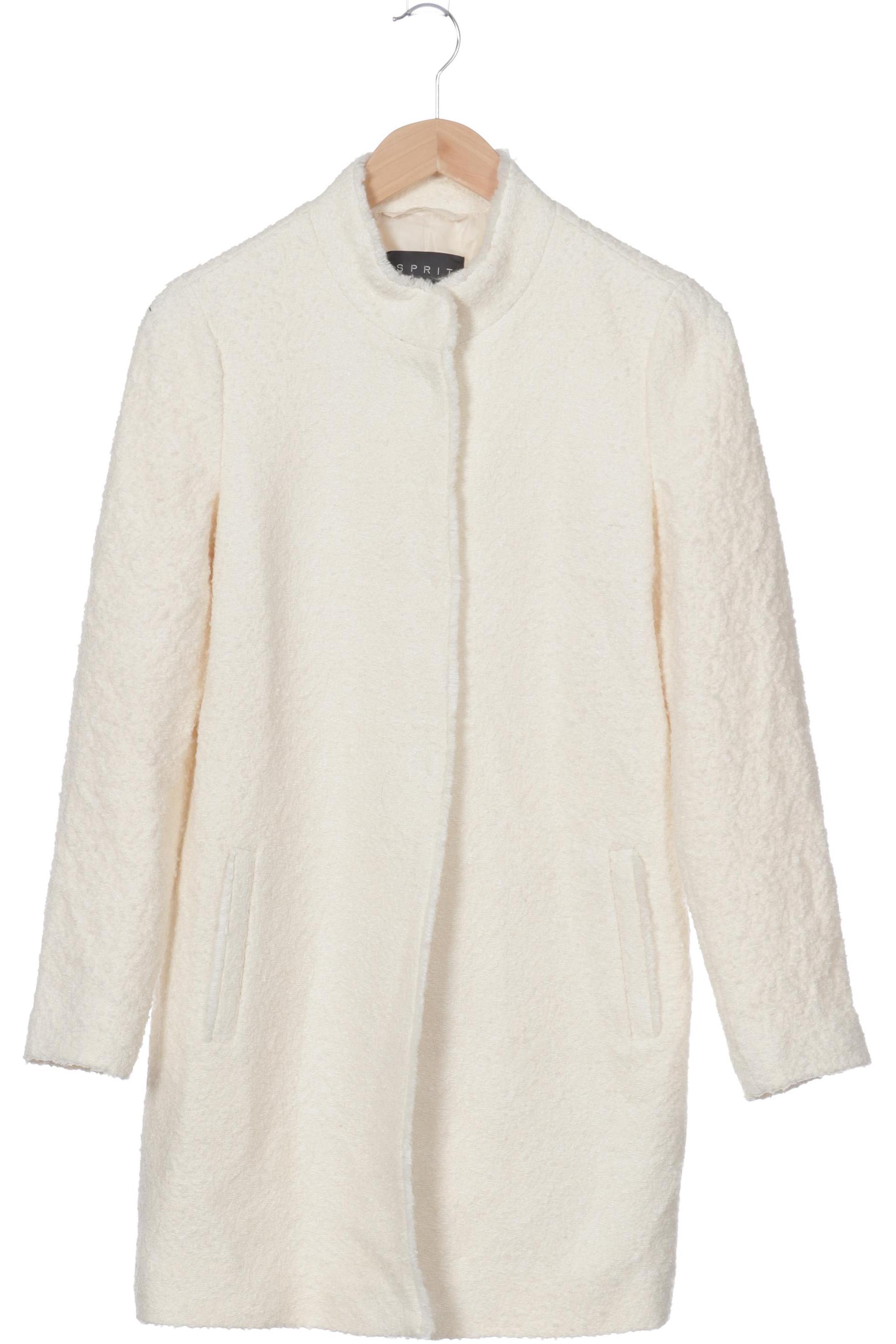 

Esprit Damen Mantel, weiß, Gr. 34
