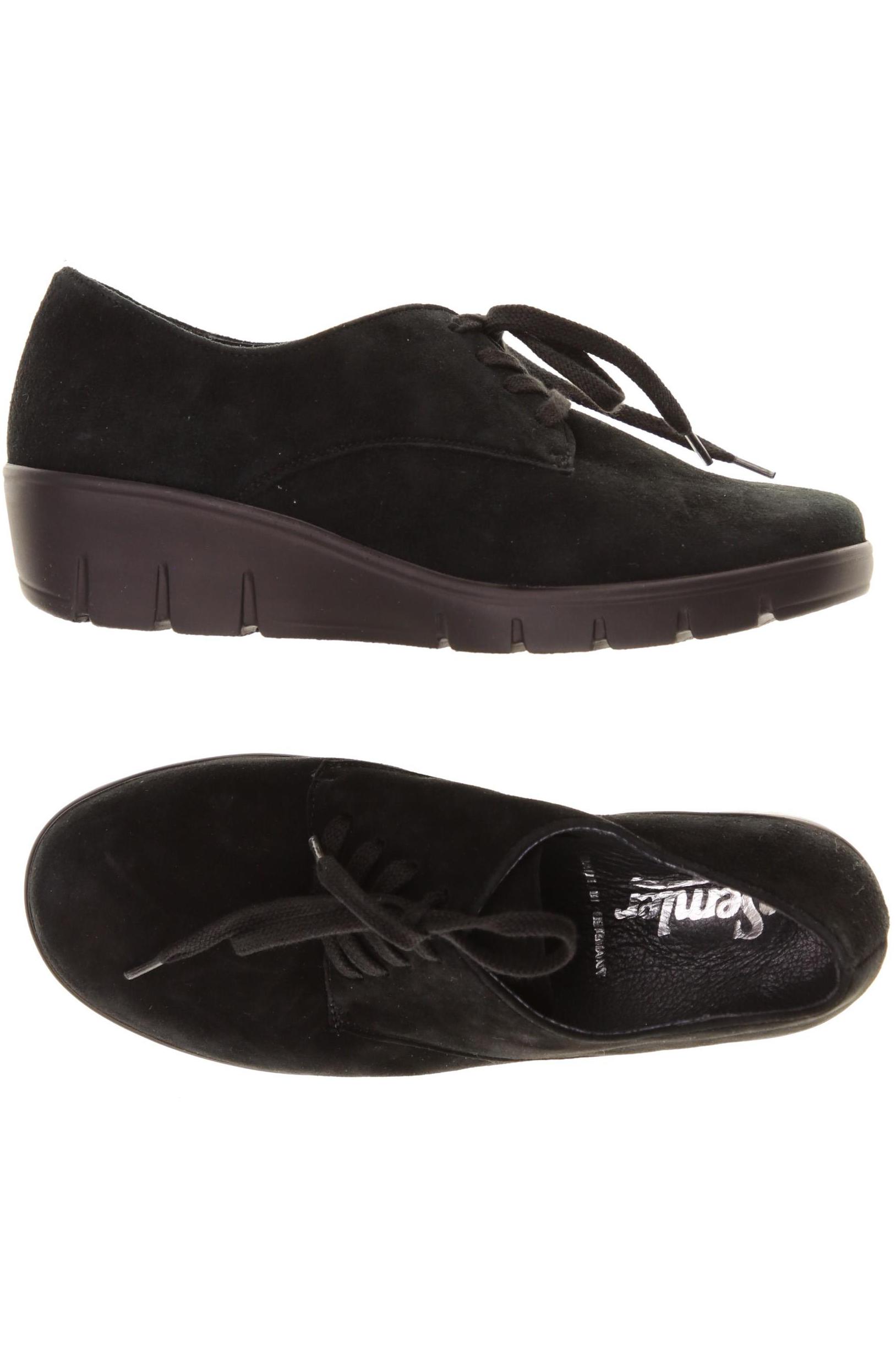 

Semler Damen Halbschuh, schwarz, Gr. 3.5