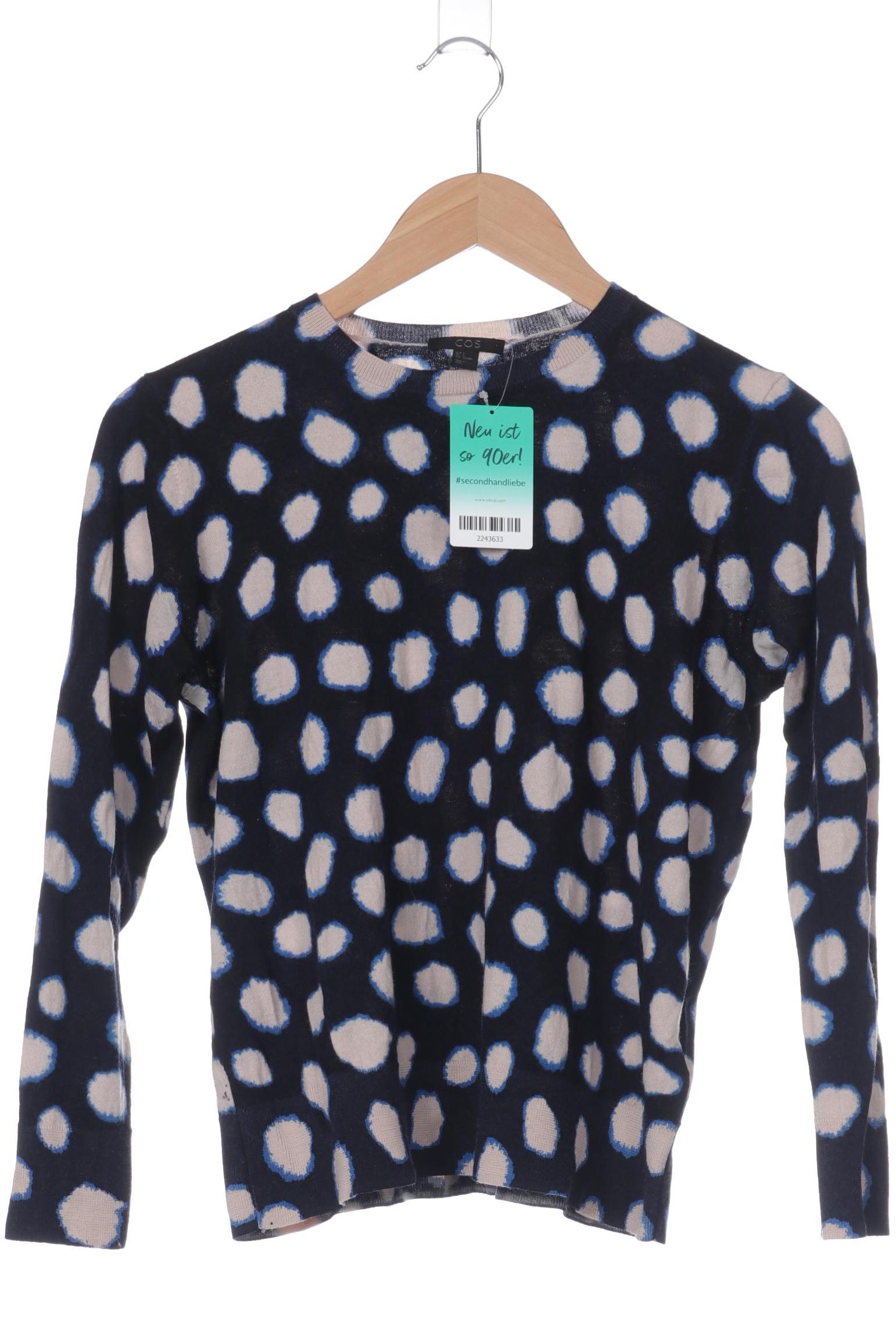 

COS Damen Pullover, blau, Gr.