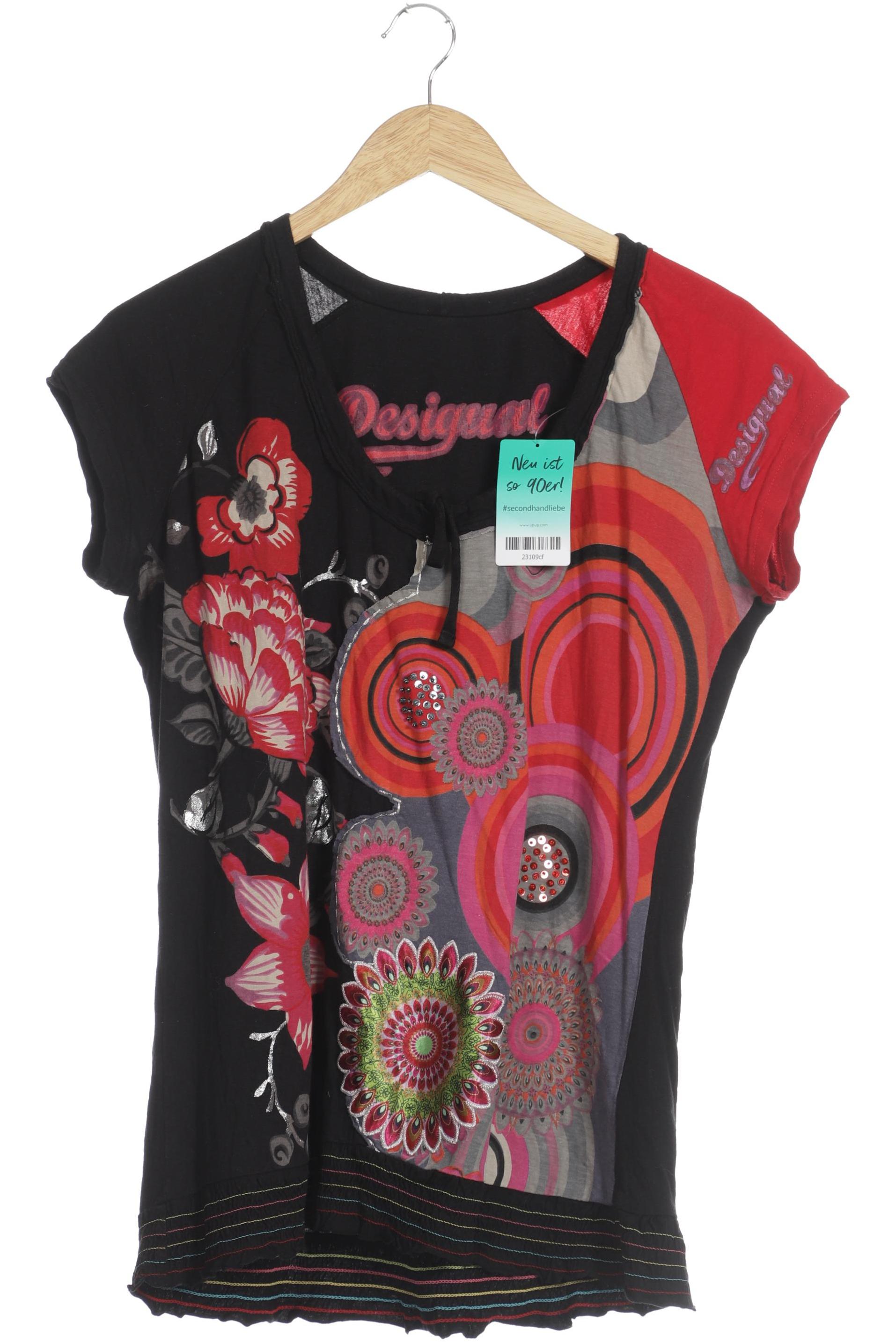 

Desigual Damen T-Shirt, mehrfarbig, Gr.
