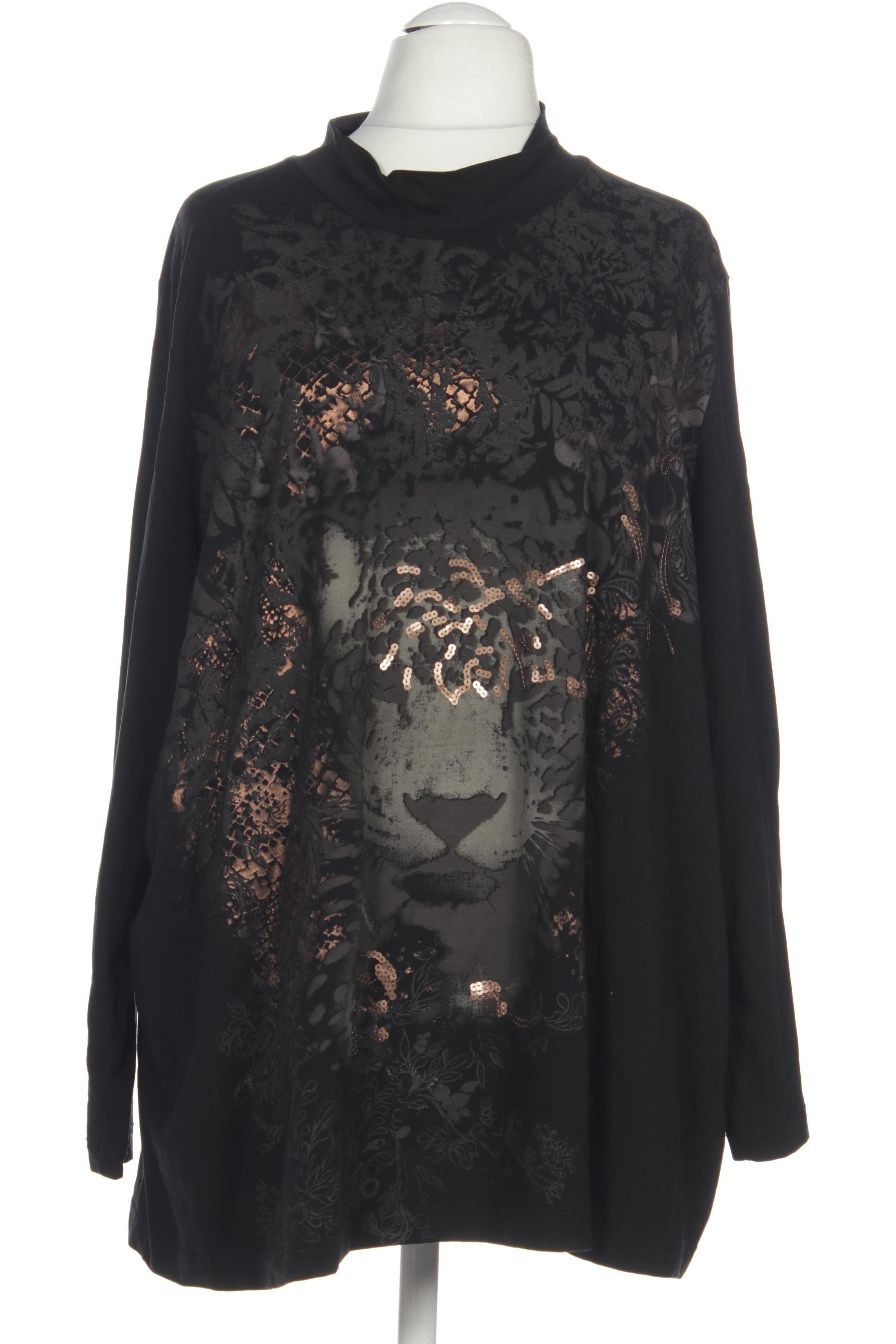 

Ulla Popken Damen Langarmshirt, schwarz, Gr. 58