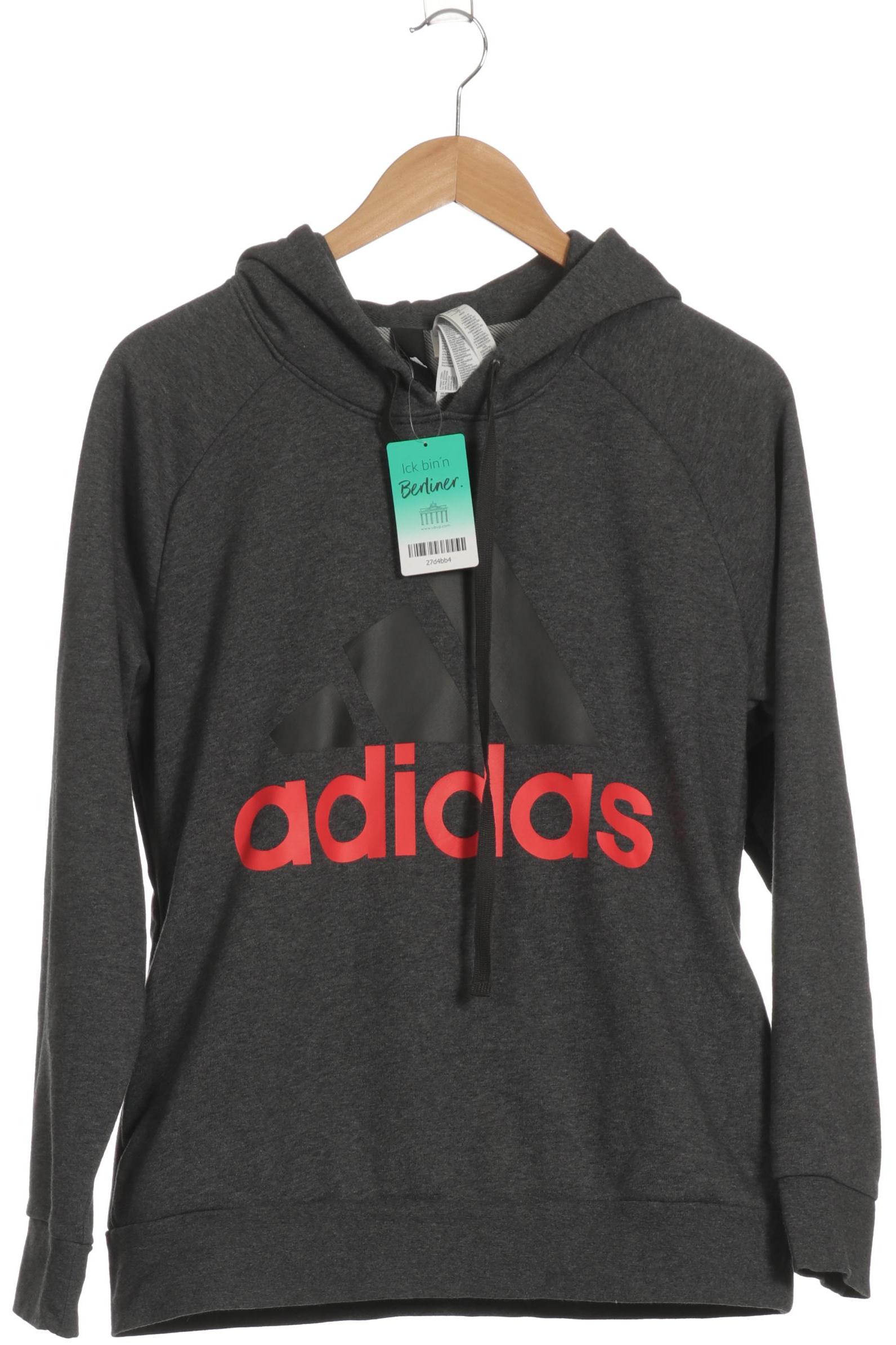

adidas Damen Kapuzenpullover, grau, Gr.