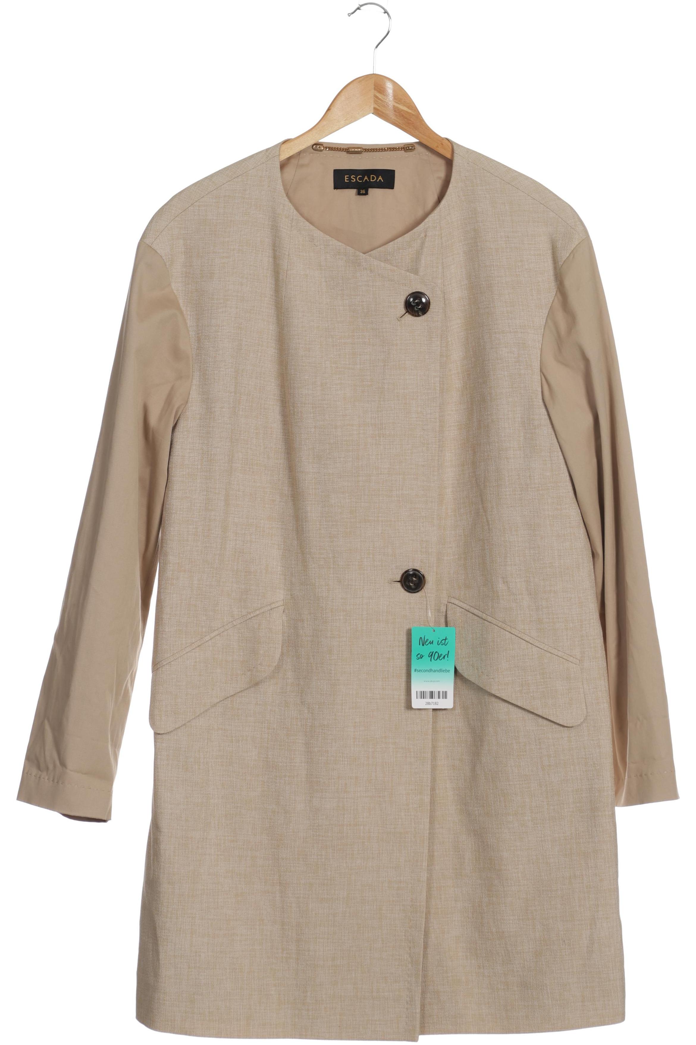 

Escada Damen Mantel, beige, Gr. 36