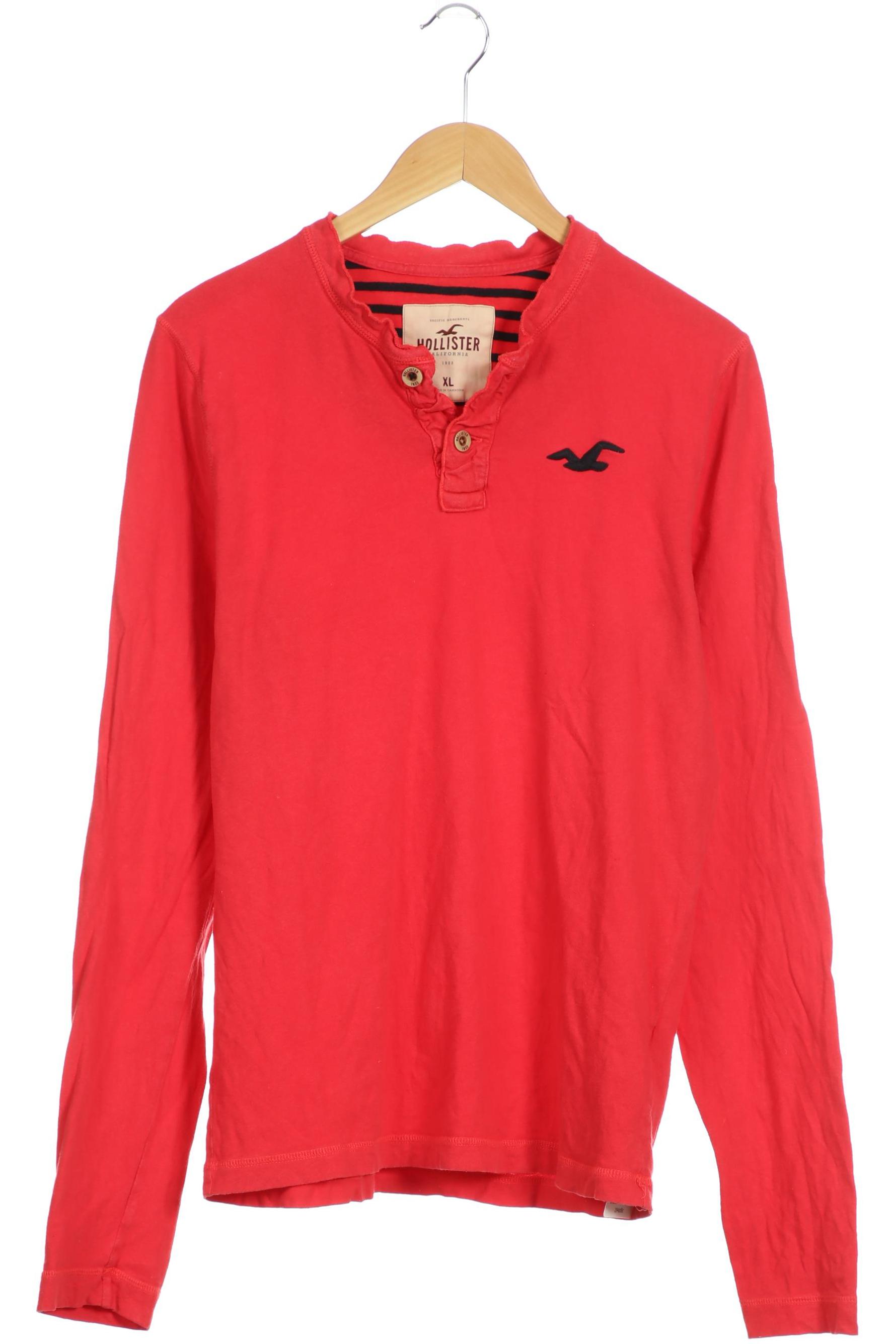 

Hollister Herren Langarmshirt, pink, Gr.