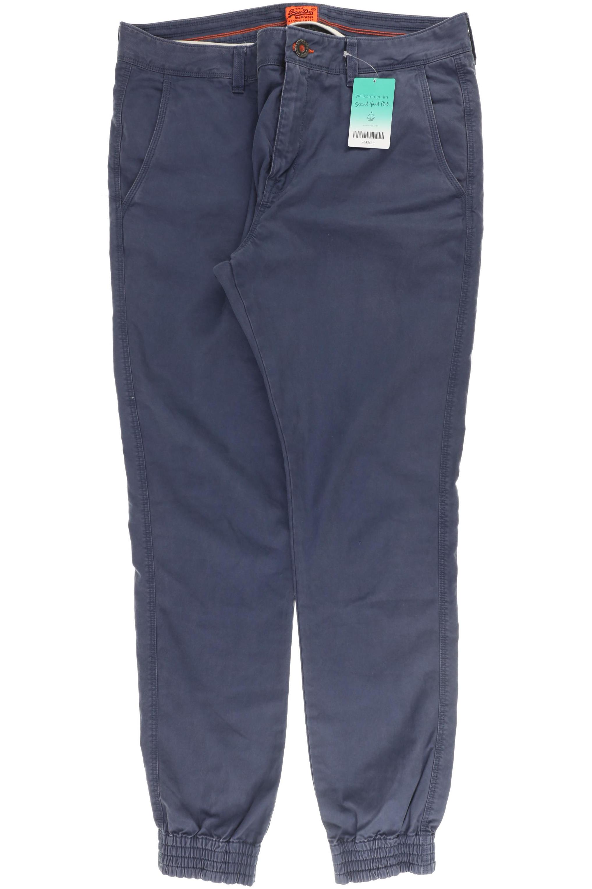 

Superdry Herren Stoffhose, blau, Gr.
