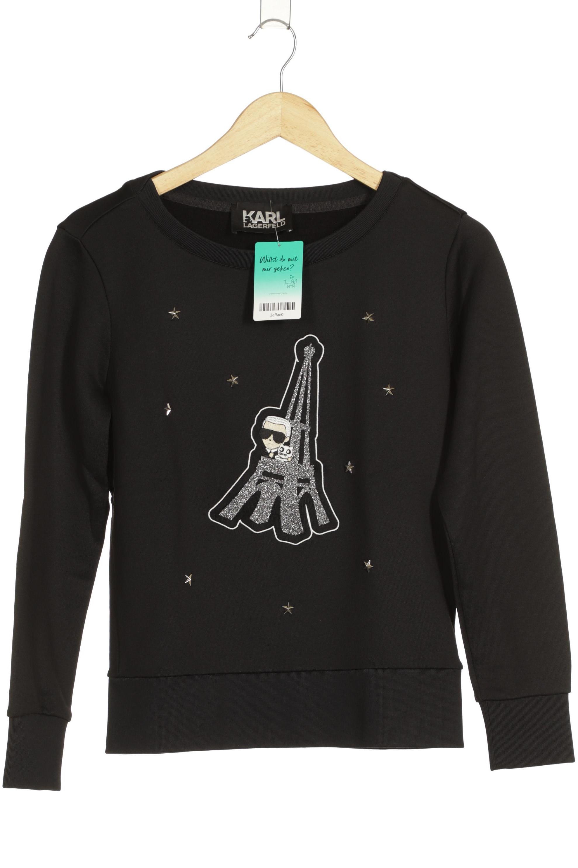 

Karl by Karl Lagerfeld Damen Sweatshirt, schwarz, Gr.